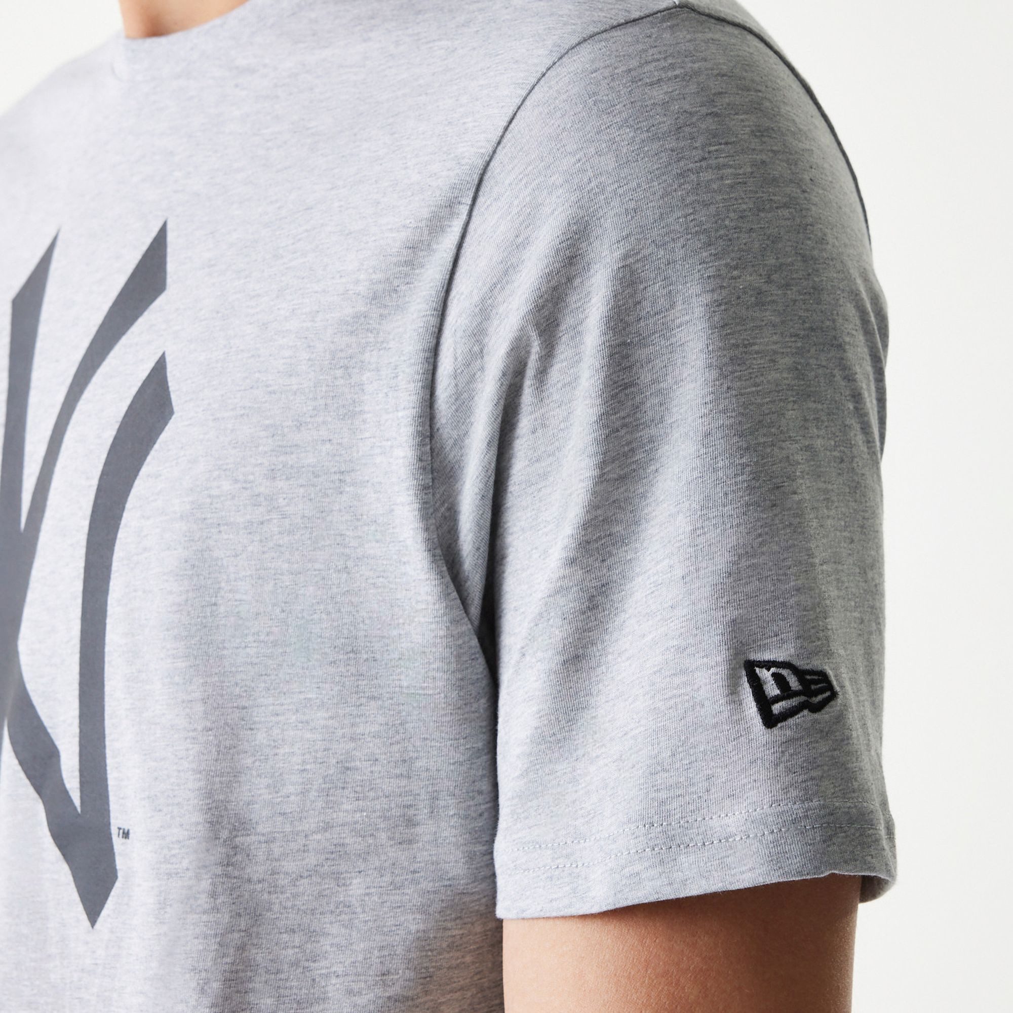 New York Yankees T-Shirt New York Yankees T-Shirt NY Logo groß - grau