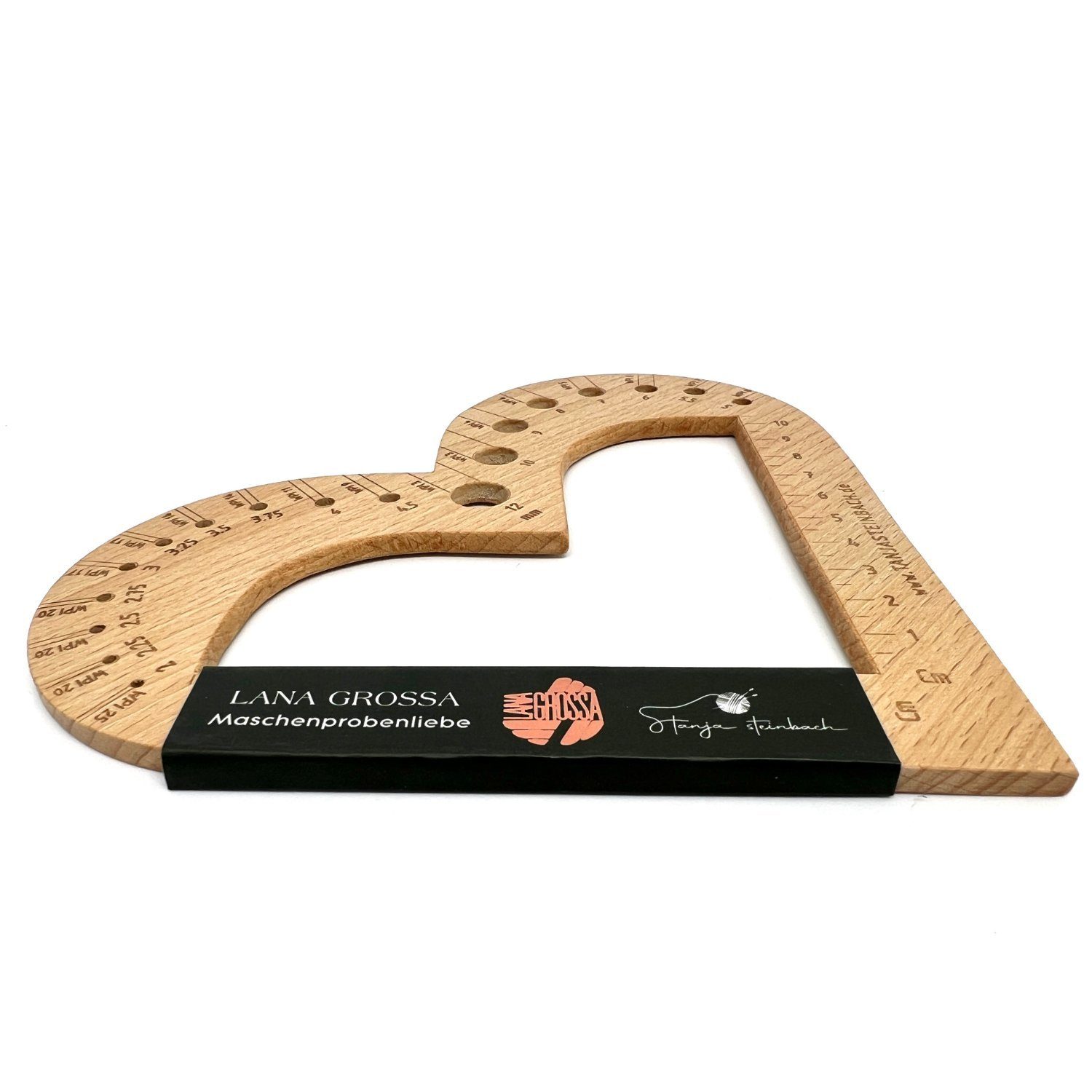 LANA GROSSA Stecknadeln Maschenprobenliebe von Tanja Steinbach, Praktischer Strickassistent