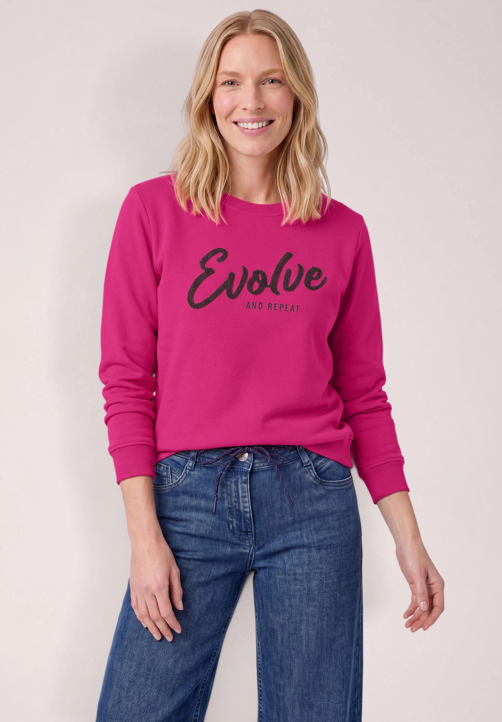 CECIL Sweatshirt aus reiner Baumwolle