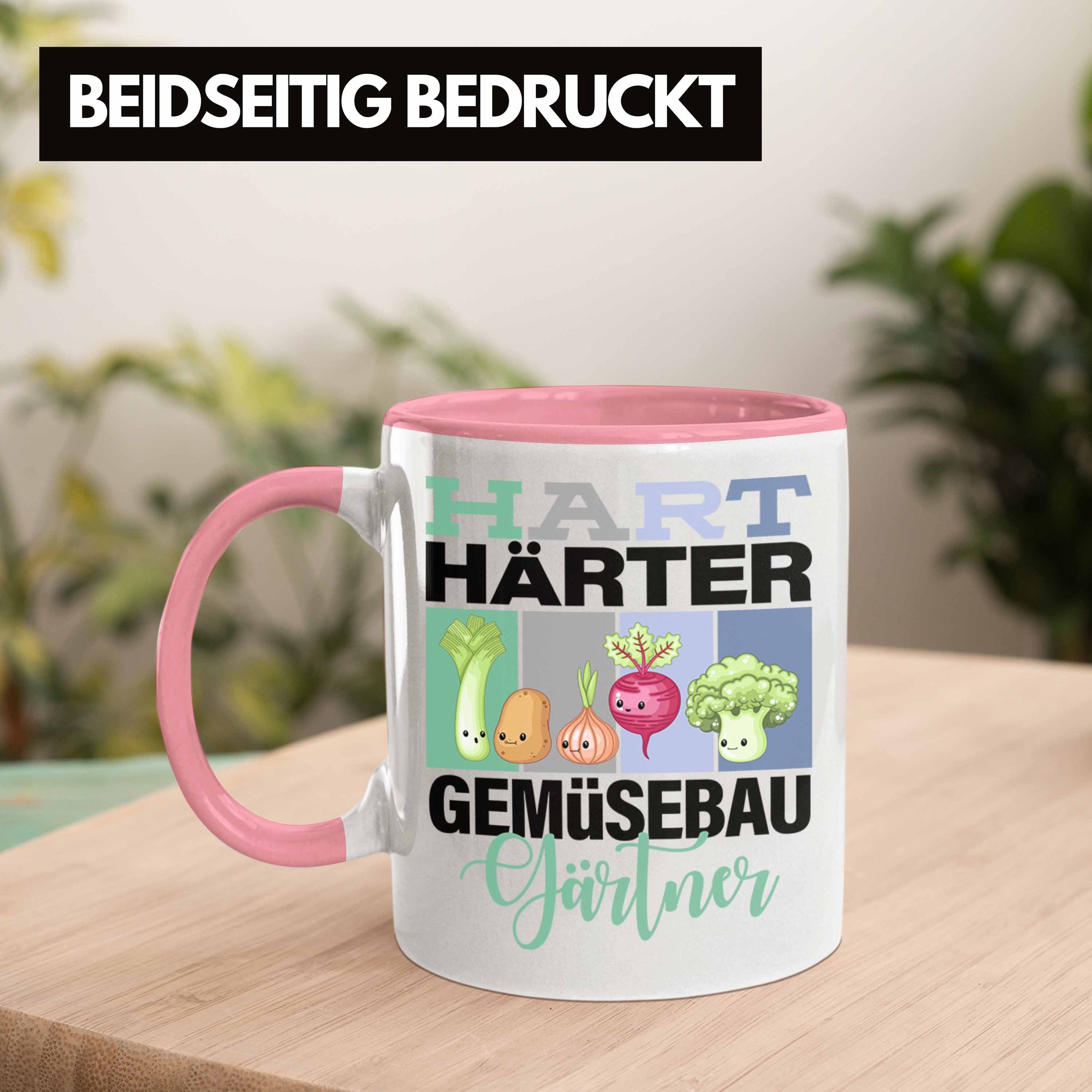 Rosa Trendation für Spruch Lustige Gemüsebaugärtner Ge Härter Geschenkidee "Hart Tasse Tasse