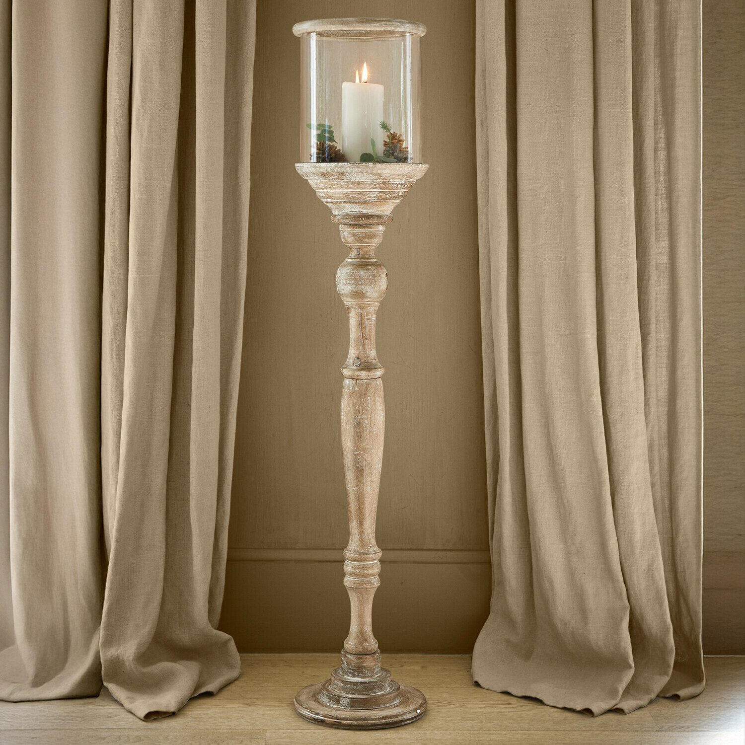 Mirabeau Windlicht Kerzenständer Passion antikbeige (kein Set, kein Set) günstig online kaufen