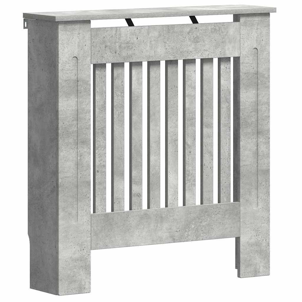 vidaXL Heizungsverkleidung 78 x 19 x 81,5 cm Heizkörperabdeckung Beton Grau 78x19x81,5 cm Spanpla