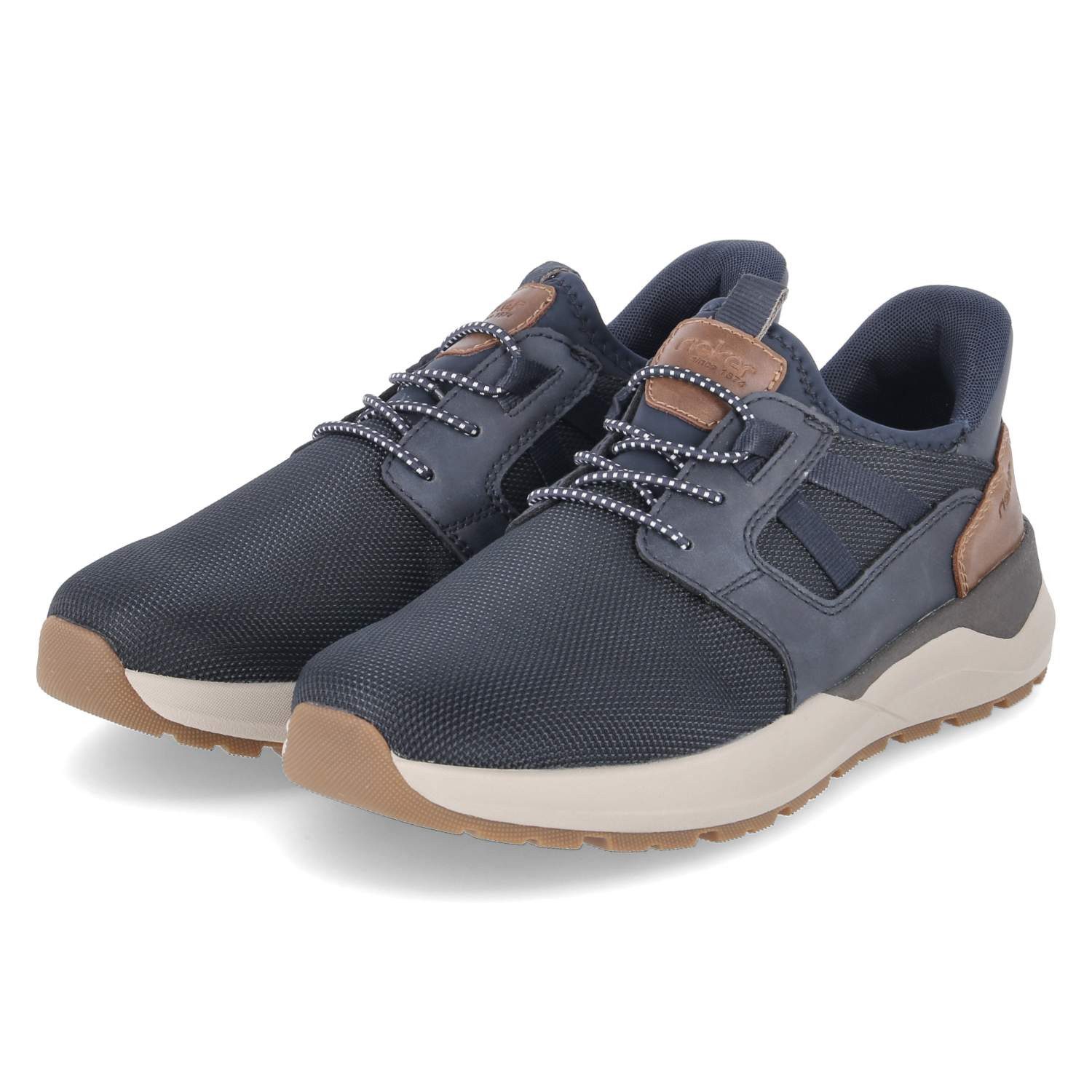 Rieker Rieker 06051-14 Herren Textil & Synthetik blau Slipper günstig online kaufen