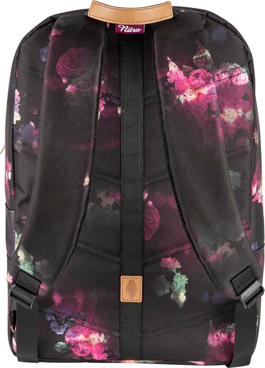 NITRO Freizeitrucksack Black Urban Rose, mit Classic, Laptopfach