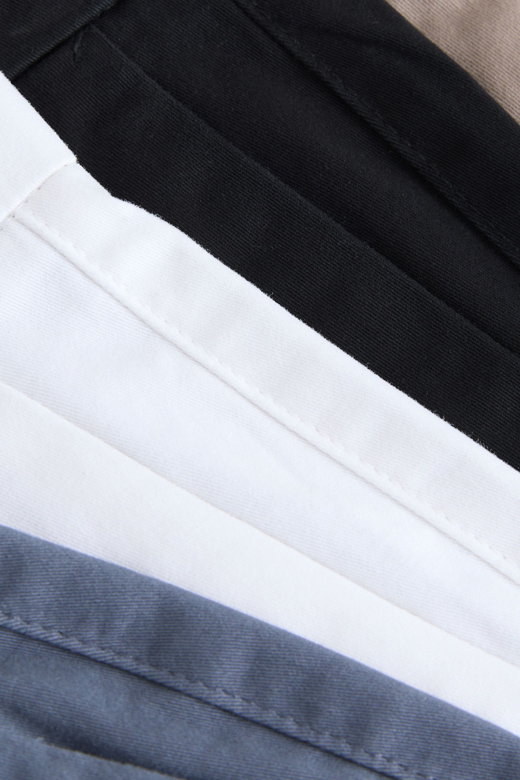 Next Chinoshorts Straight Fit Stretch-Chinoshorts, 4er-Pack (4-tlg)