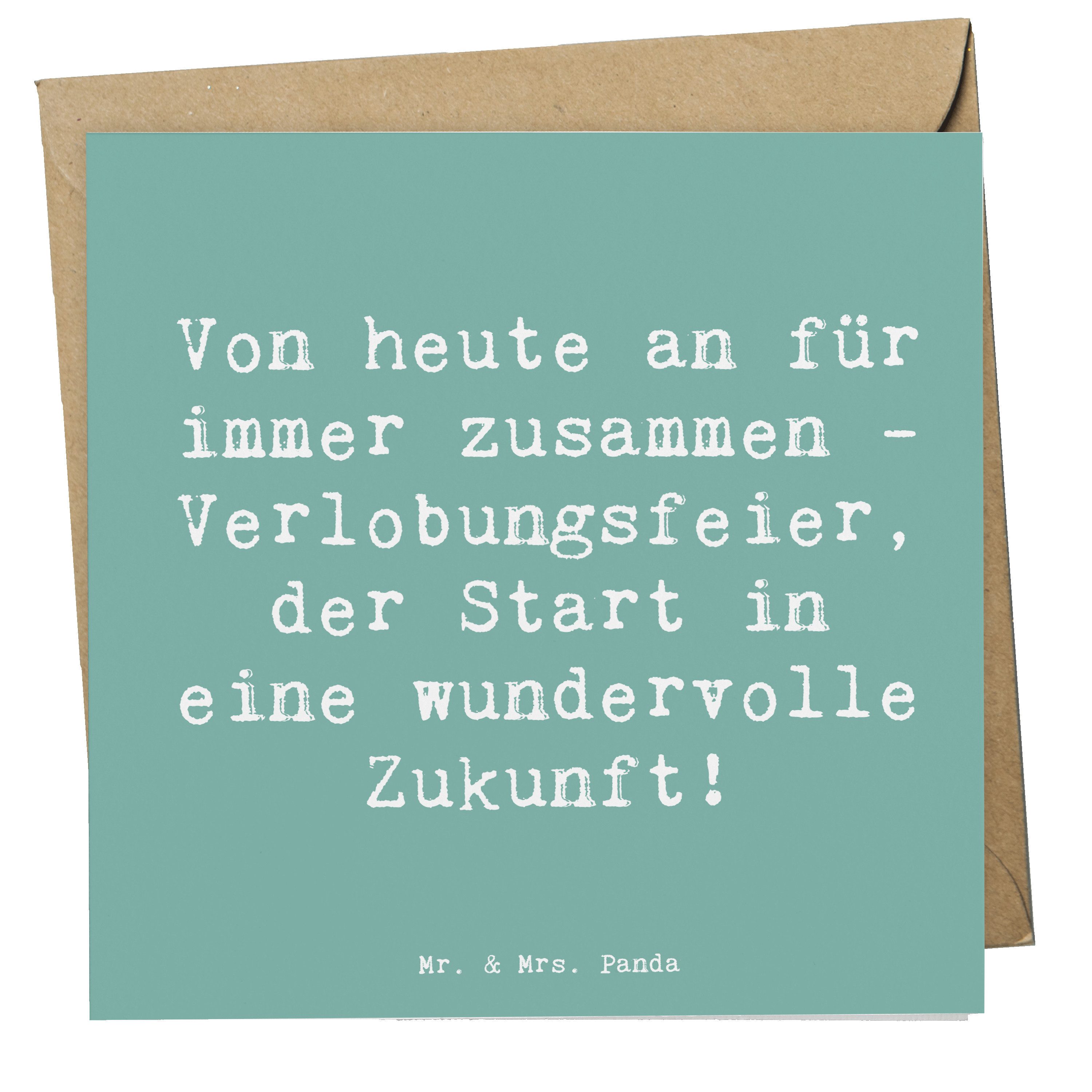 Grußkarte Verlobungsfeier Zusammen - Meeresbrise - Geschenk, Lachen, Freunde, M