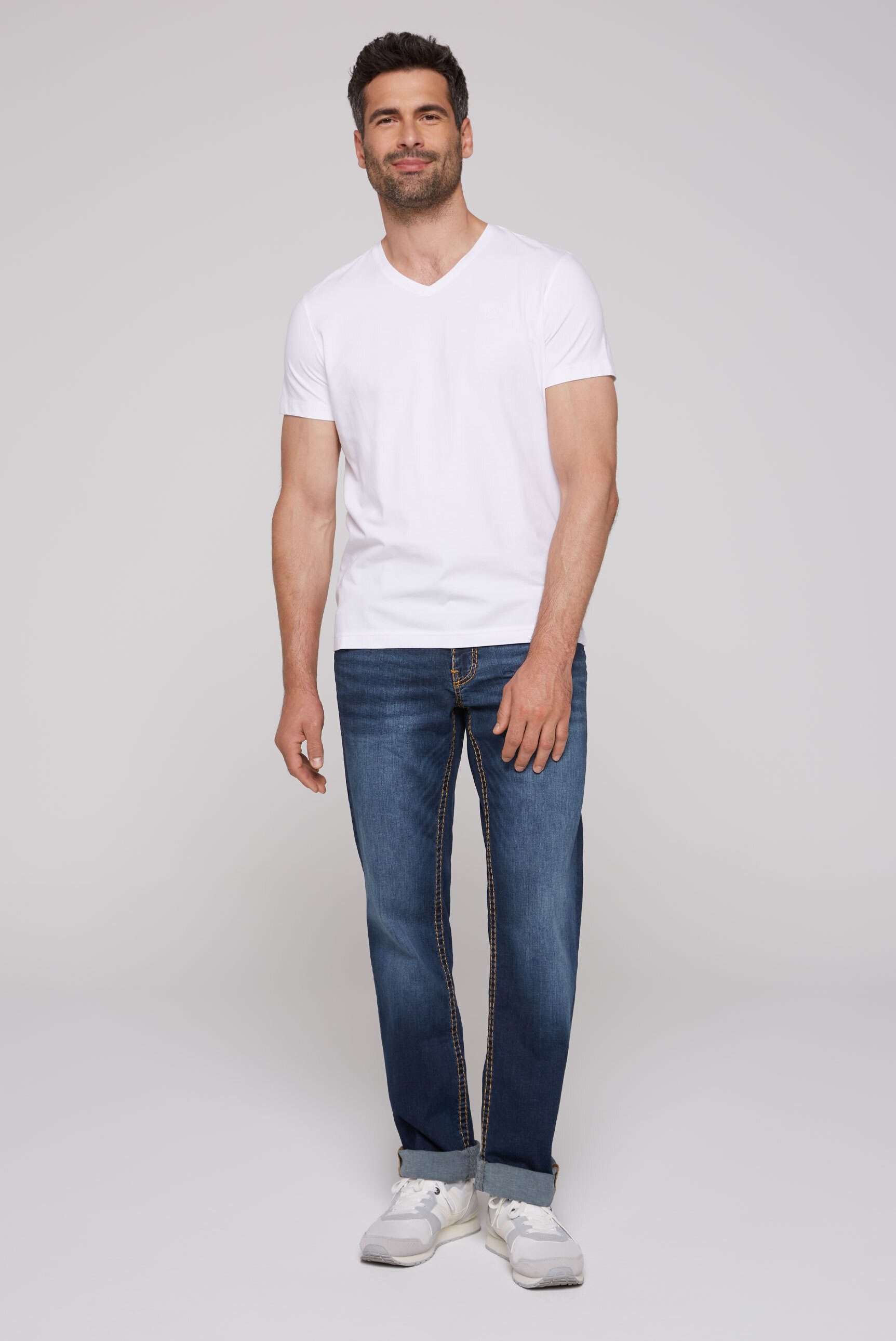 CAMP DAVID Comfort-fit-Jeans mit zwei Leibhöhen
