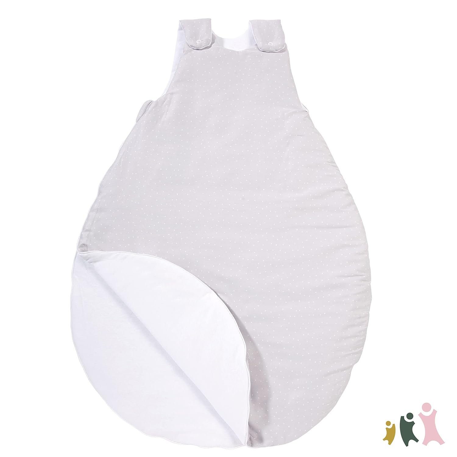 Babyschlafsack Geuther Bio Schlafsack Sprinkled Grey, Gr. 74-80.