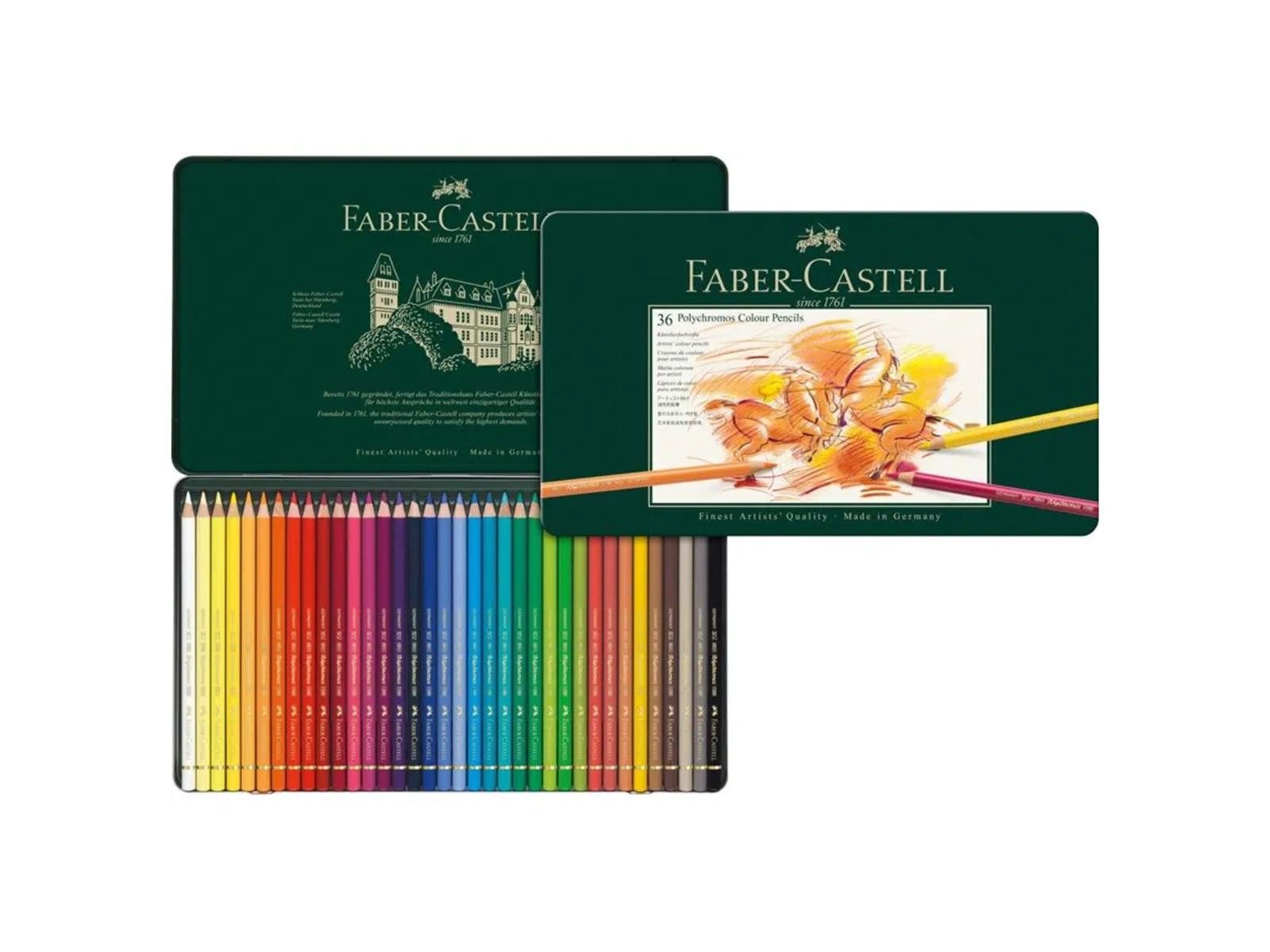 Faber-Castell Künstlerstift Faber-Castell Polychromos Farbstift - 36er Metalletui – Bild 2 von 2