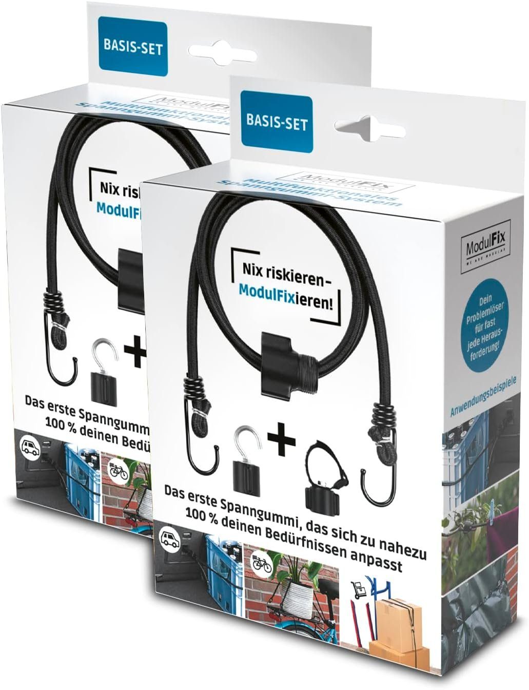 ModulFix Basis-Set - Modulfix - Multifunktionales Spanngurt Spanngummi-System