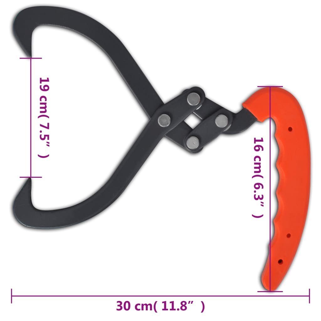 vidaXL Holzzange 4 mit Forstnerbohrer Stk. PVC-Griff