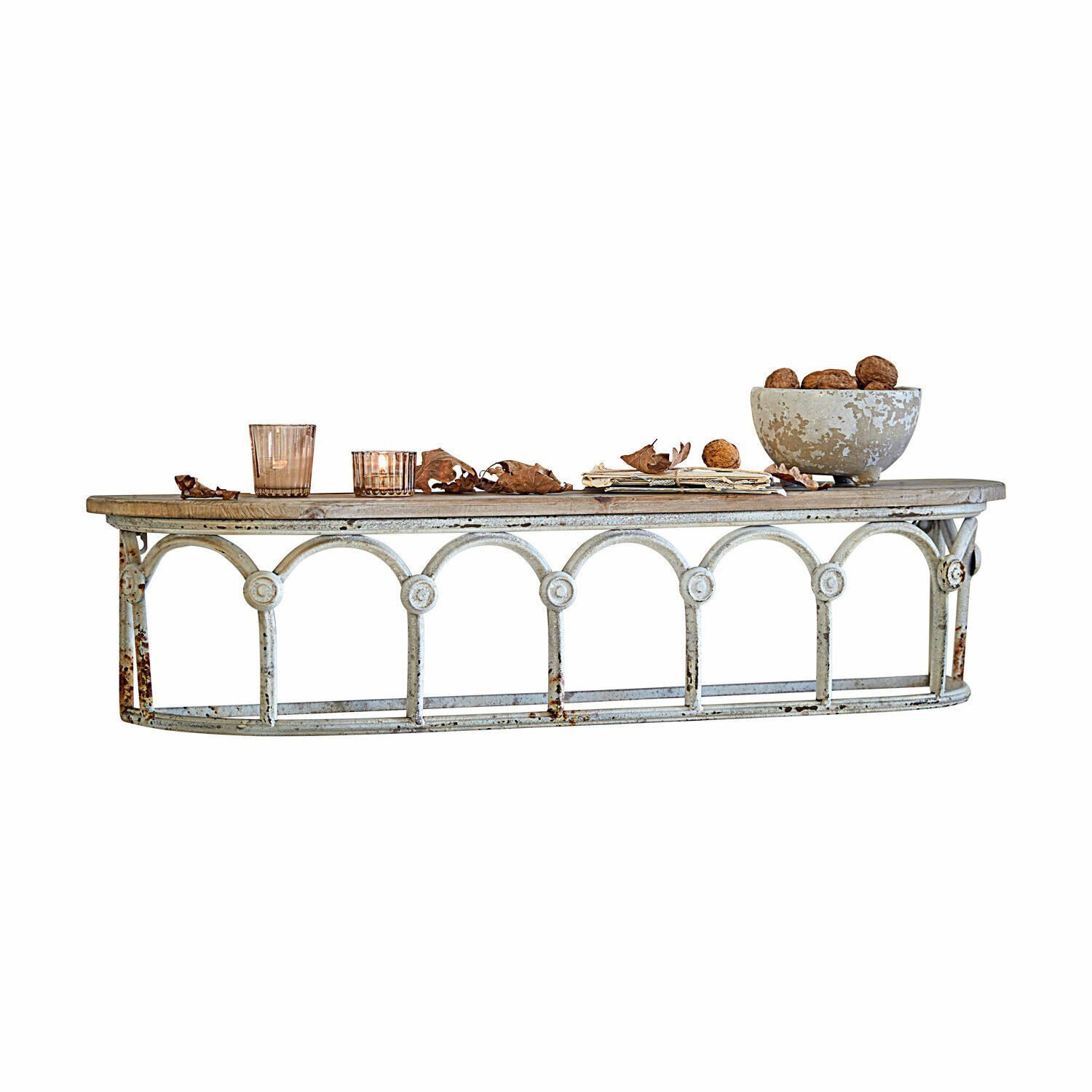 Mirabeau Wandregal Wandregal Espèche antikweiß/braun günstig online kaufen