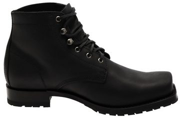 Sendra Boots 10604 Negro Herren Schnürstiefel Schwarz Stiefelette