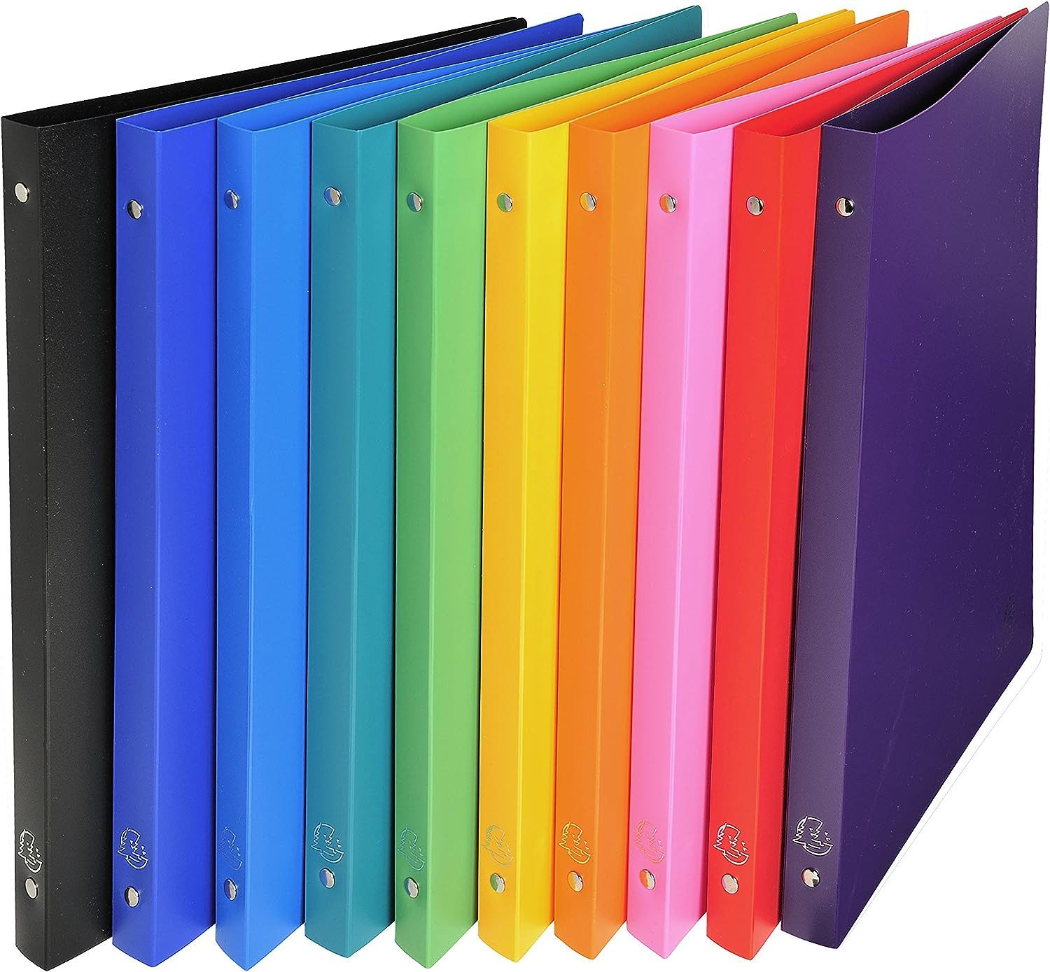 EXACOMPTA Ringbuchmappe Exacompta Ringbuch A4 Opak 2R 15mm 10Farb sortiert günstig online kaufen