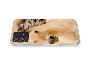 MuchoWow Handyhülle Pferde - Tiere - Mähne - Porträt, Phone Case, Handyhülle Samsung Galaxy A53, Silikon, Schutzhülle