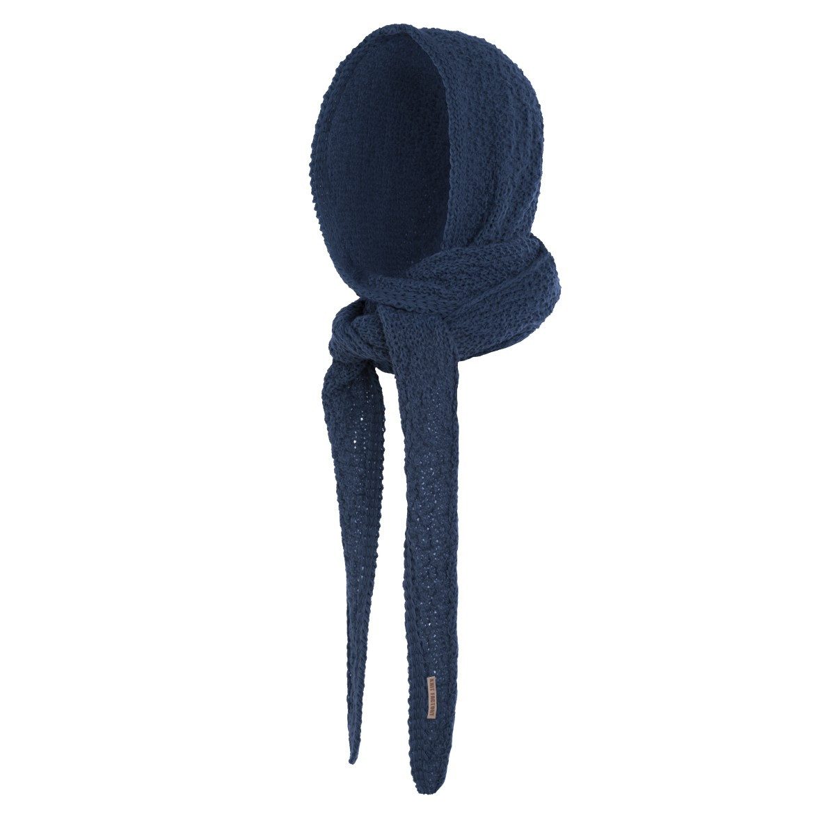 Knit Factory Strickschal Blake Kapuzenschal Jeans Dunkelblau, (1-St), Modell Blake, für Herbst, Winter