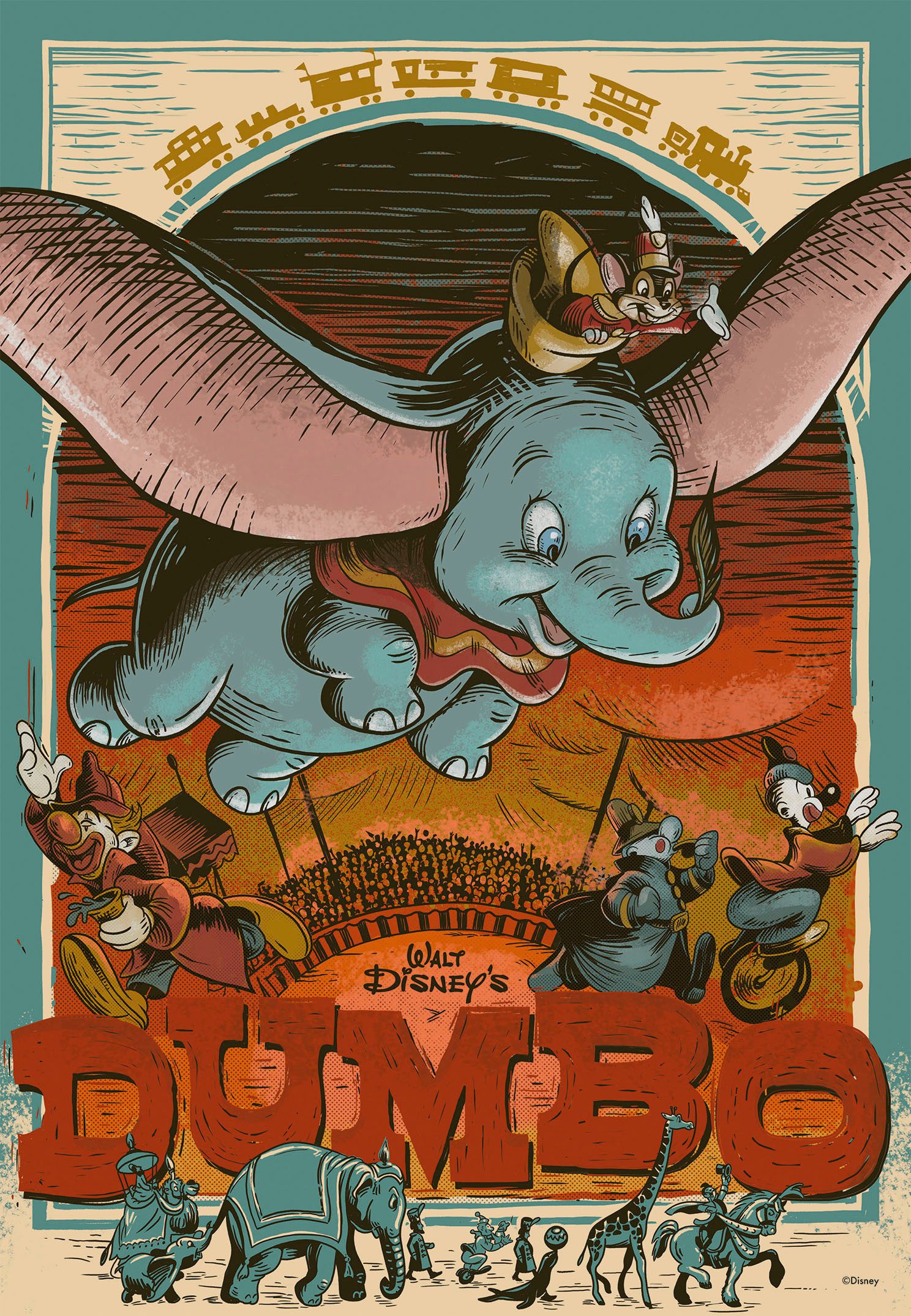 Ravensburger Puzzle Disney Classics, Dumbo, 300 Puzzleteile, Made in Europe