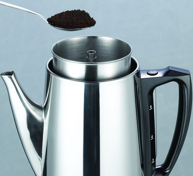 C3 für magenschonenden 12 bekömmlichen bis Tassen besonders Perkolator Basic, Kaffeebereiter 4 und Kaffee