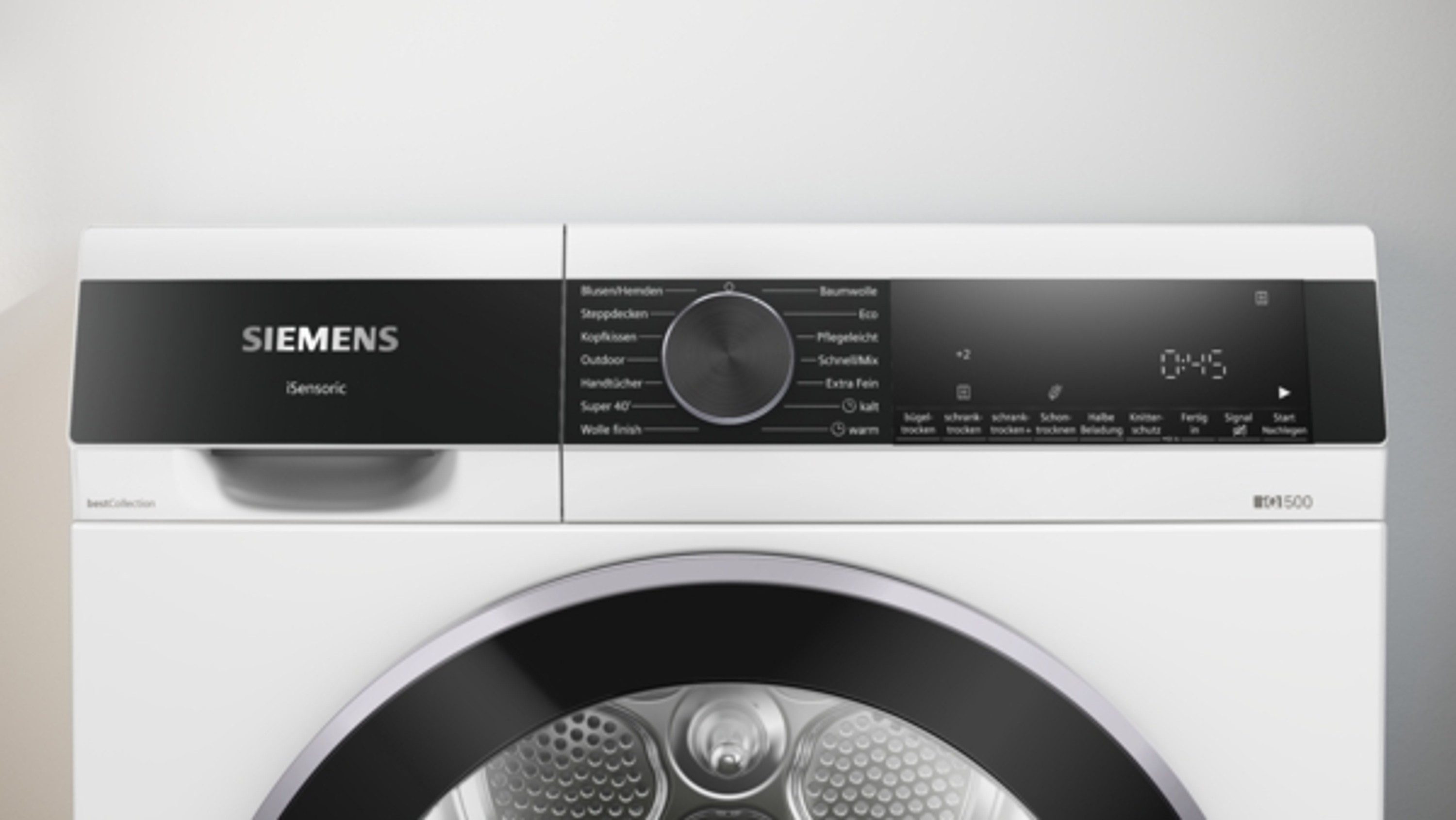 SIEMENS Wärmepumpentrockner iQ500 WQ41G20G1, schonendes, präzises Trocknen