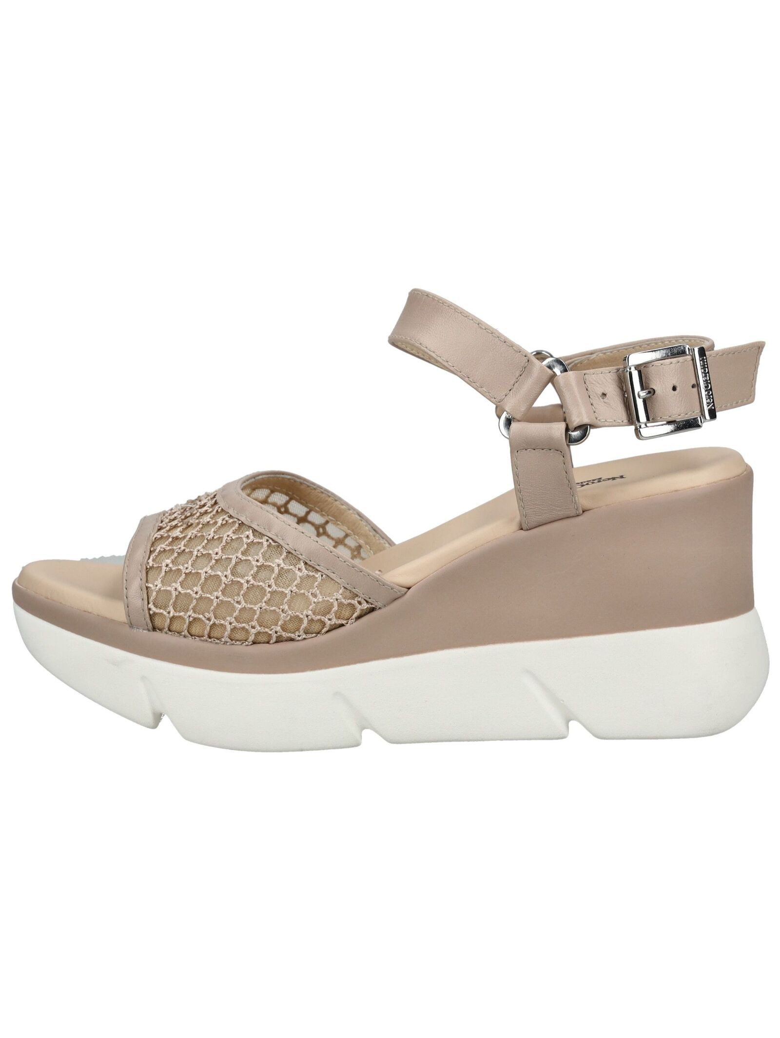 Nero Giardini Nero Giardini Sandalen Leder/Textil Keilsandalette