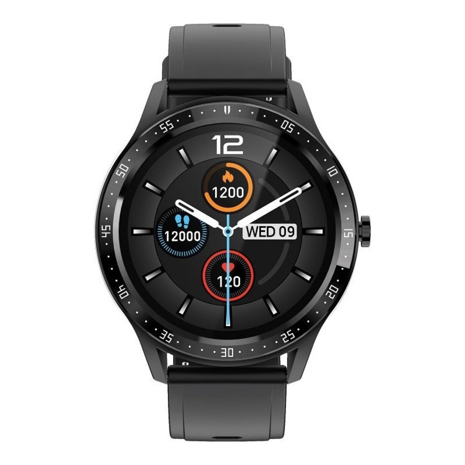 Maxcom Uhrenarmband MaxFit Pro Smartwatch Schwarz