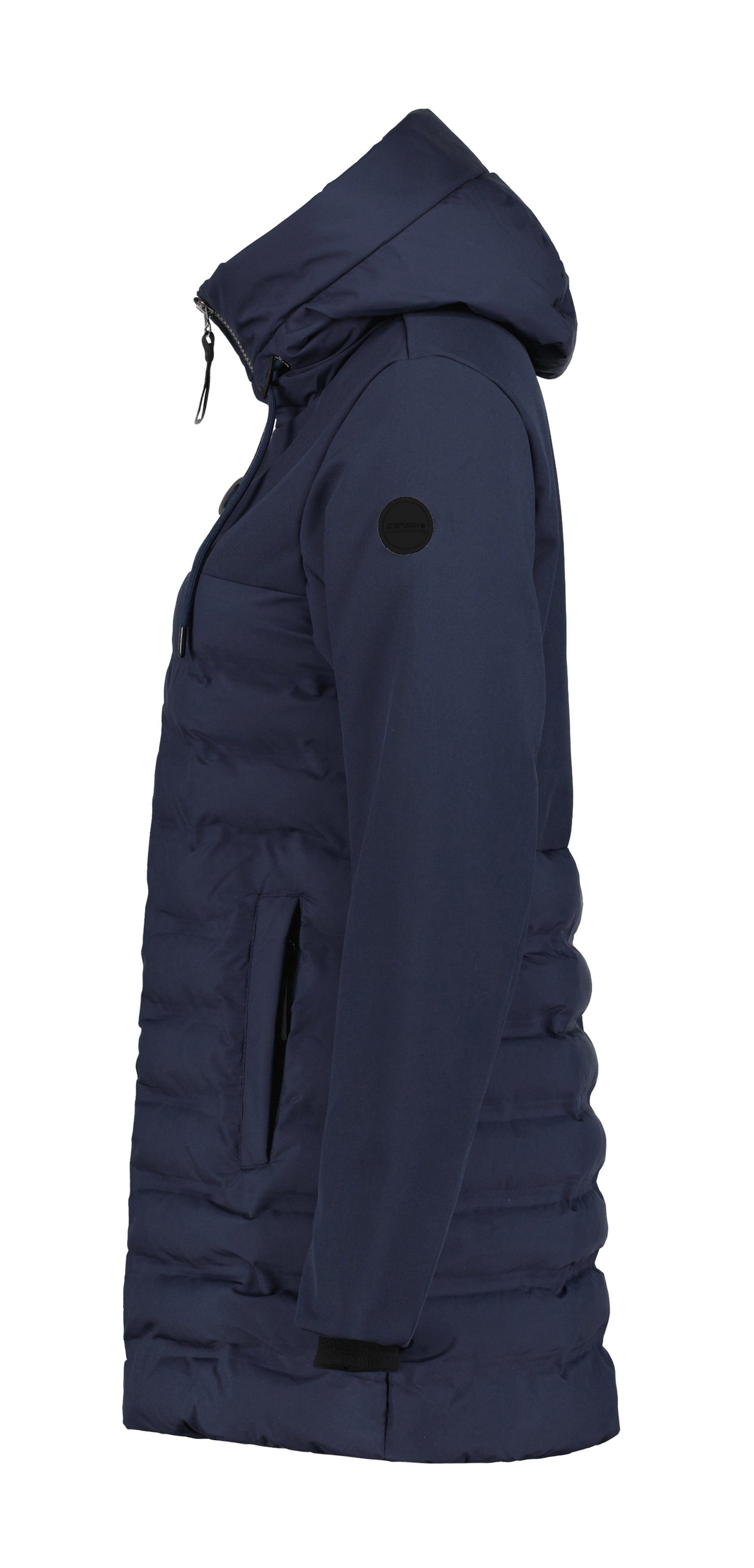 DARK Icepeak ICEPEAK ALBEE Outdoorjacke mit BLUE 2 Kordel