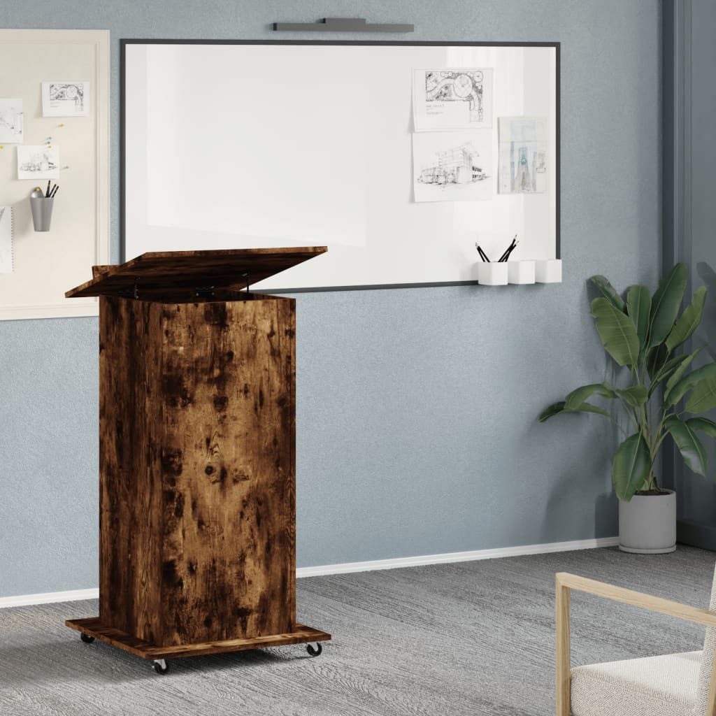 vidaXL Schreibtisch Rednerpult mit Rollen & günstig online kaufen