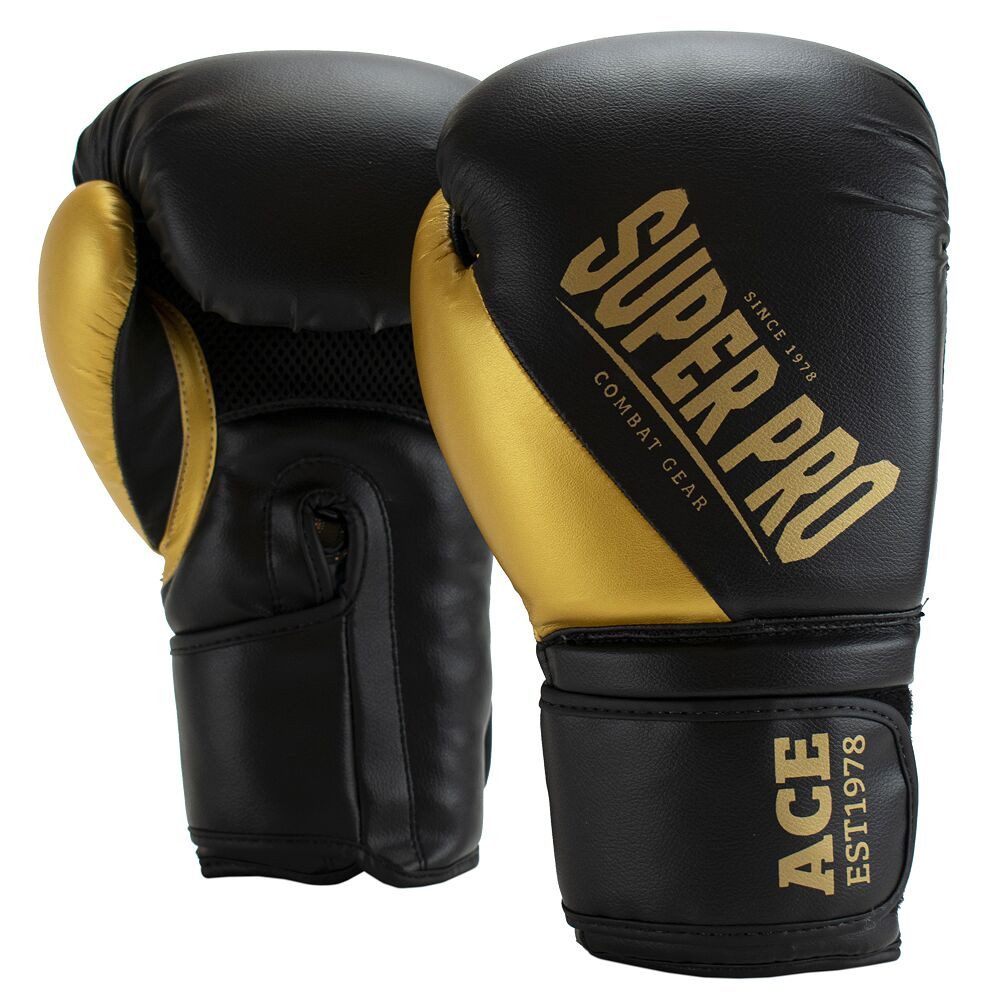 Super Pro Boxhandschuhe Boxhandschuhe Ace, Ideal für Anfänger im Kick-, Thai-Boxen und K1