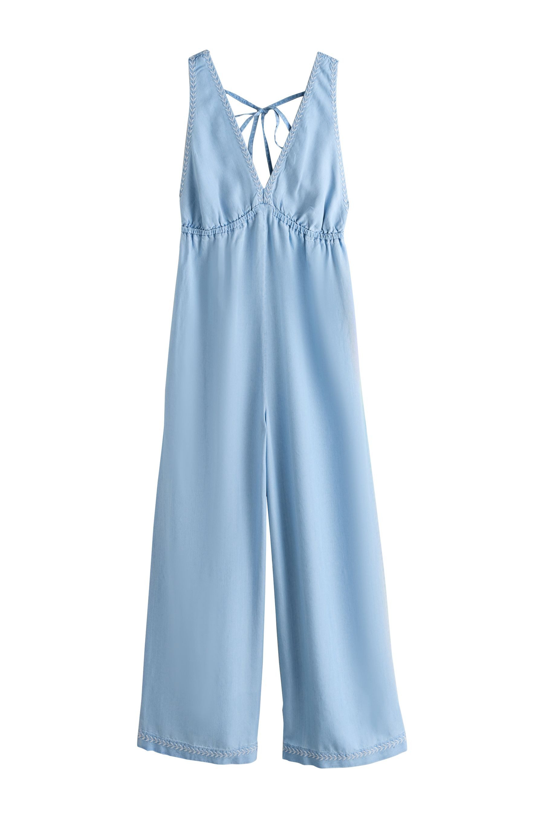 Next Jumpsuit Jumpsuit mit weitem Bein, Kurzgröße (1-tlg)