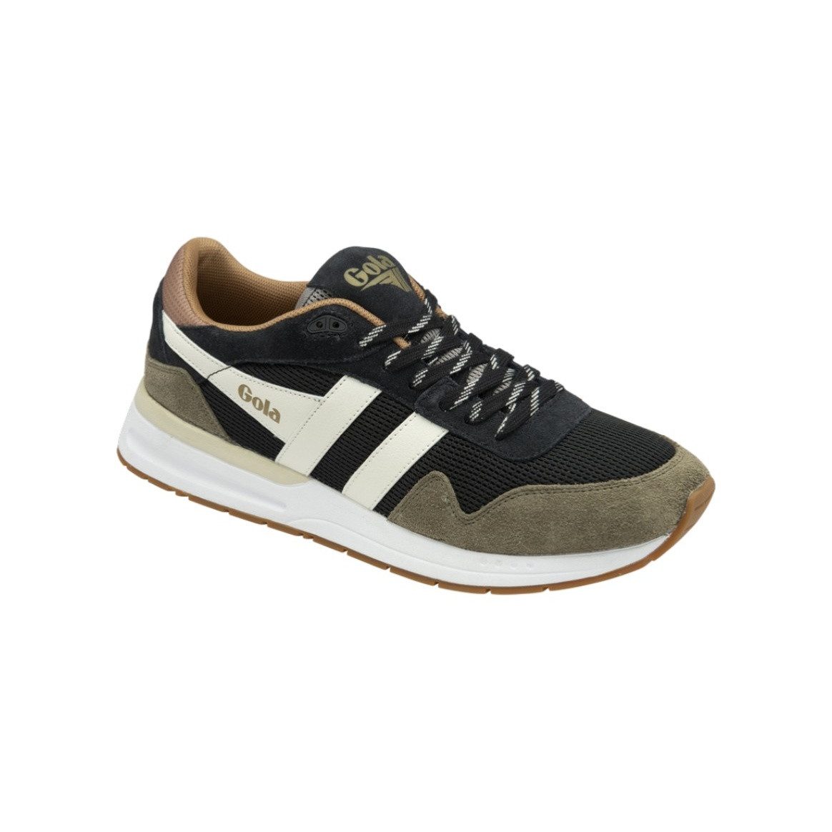 Gola Delta 2026 schwarz/khaki/off white Herren Sneaker
