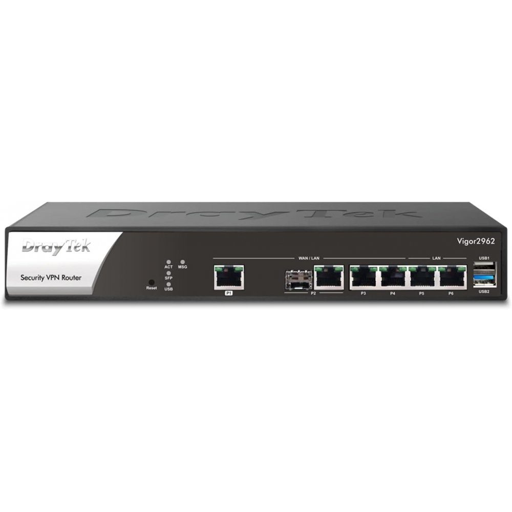 DRAYTEK Vigor2962 - WAN Router - schwarz VPN-Router