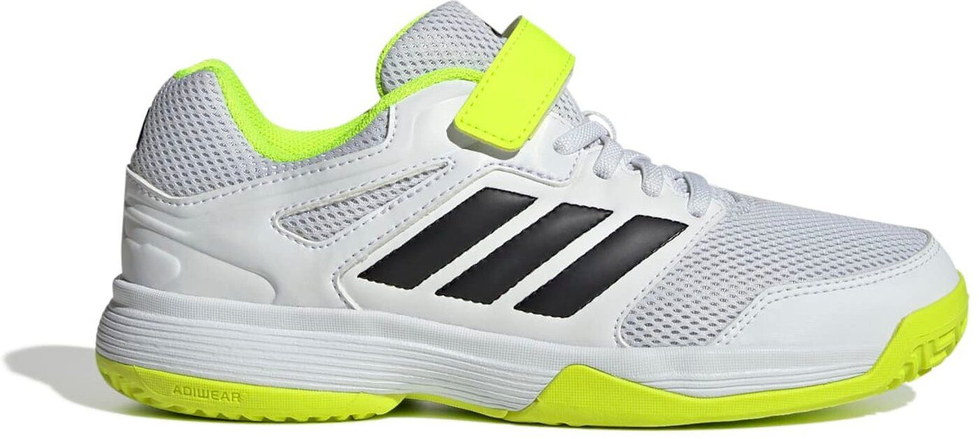 adidas Sportswear Speedcourt K Velcro 000 FTWWHT/CBLACK/LUCLEM Indoorschuh
