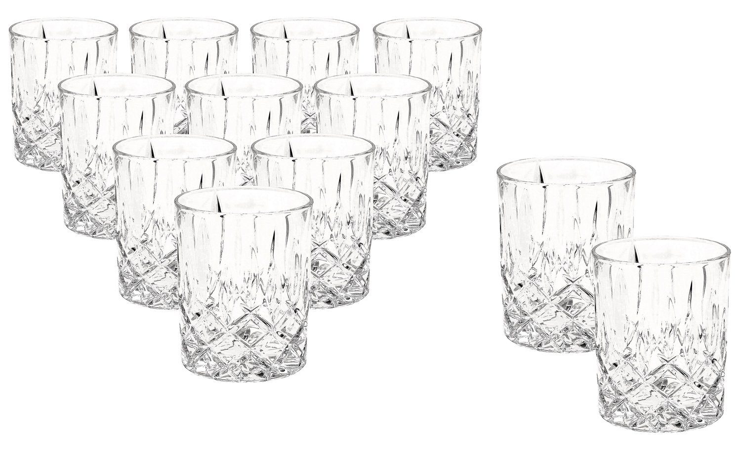 Nachtmann Whiskyglas Nachtmann Whiskygläser "Noblesse" Set, ca. 295ml