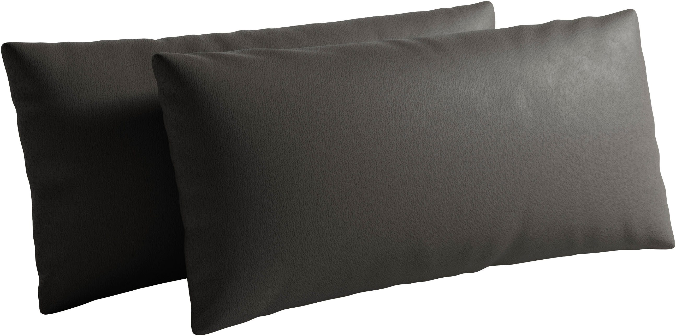 sit&more Sofakissen Vanity Leder, (Set, 1 St)