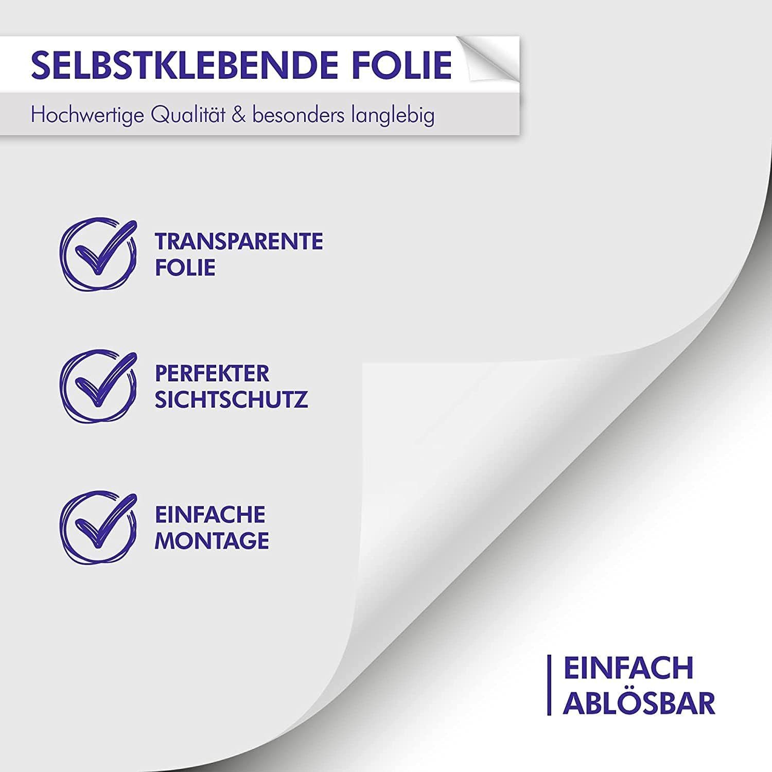INDIGOS UG Fensterfolie Glasdekor Sichtschutzfolie Rohrkolben günstig online kaufen