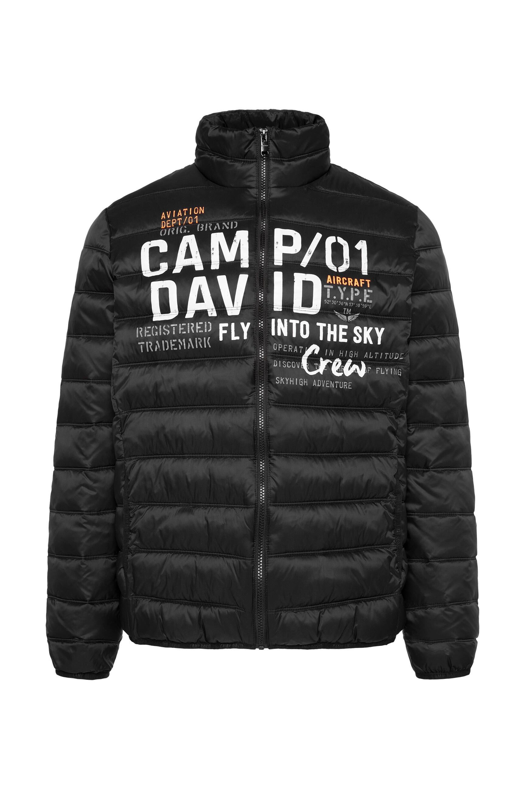 CAMP DAVID Outdoorjacke mit elastischem Saumabschluss