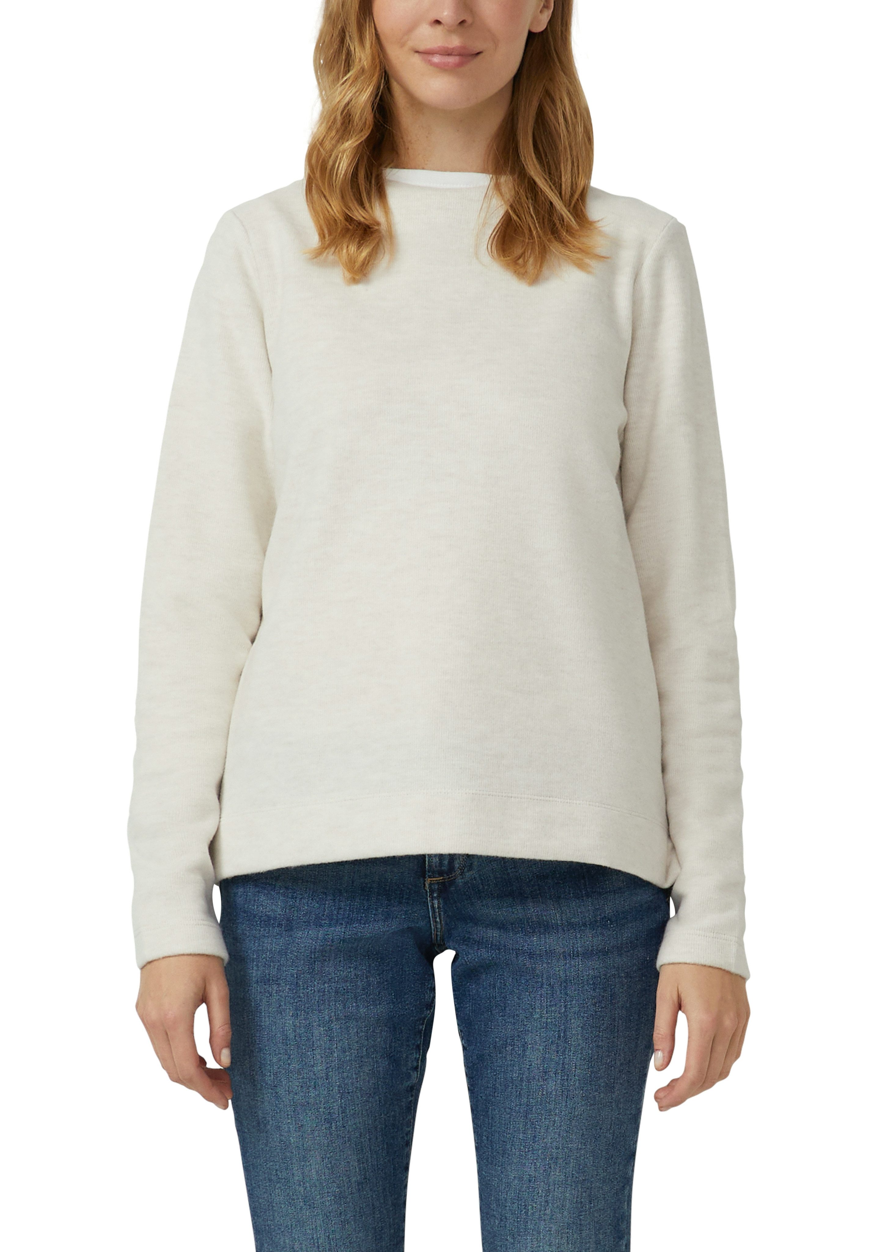 s.Oliver Sweatshirt mit kleinem Stehkragen/Turtleneck