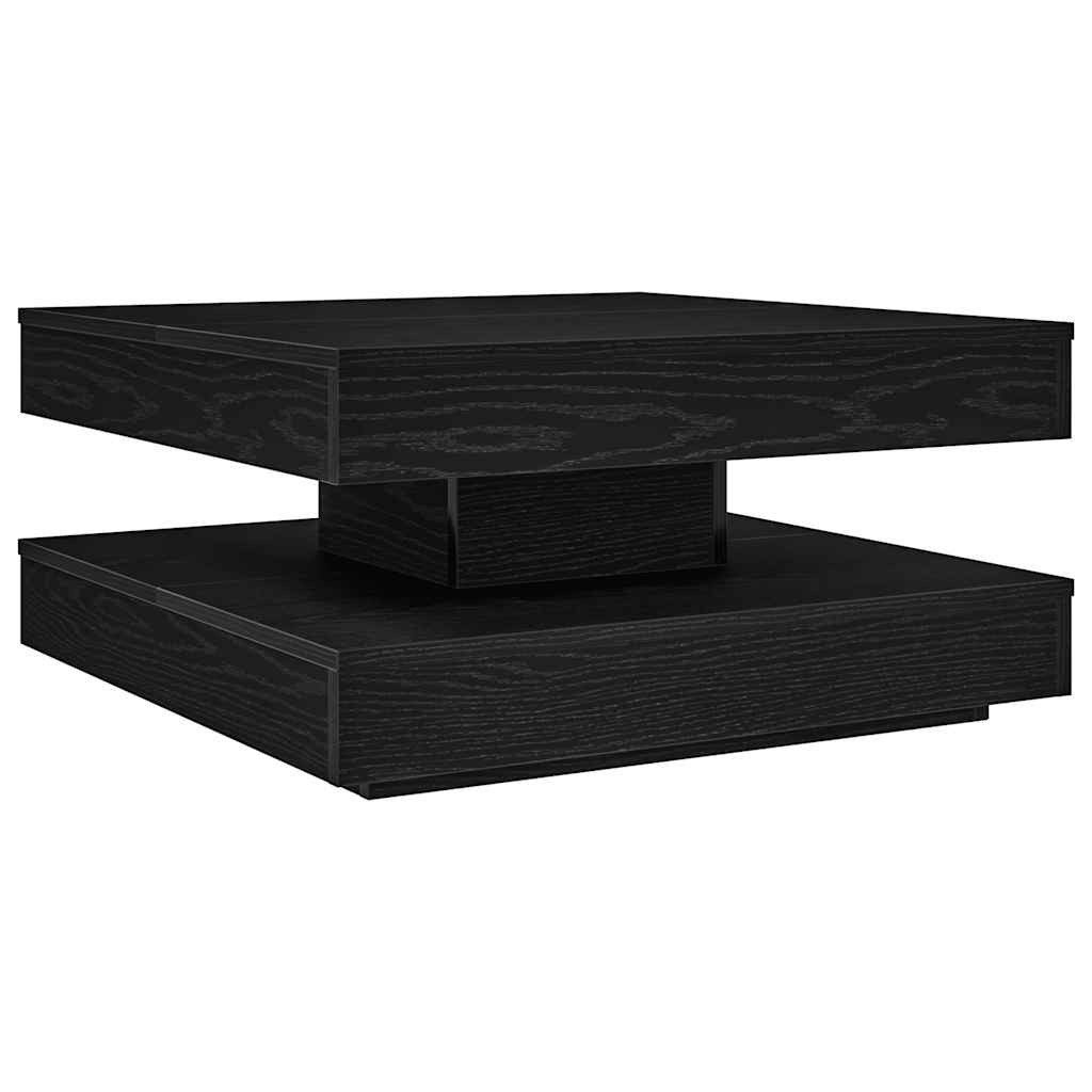 vidaXL Couchtisch Couchtisch 360-Grad Drehbar Schwarz günstig online kaufen