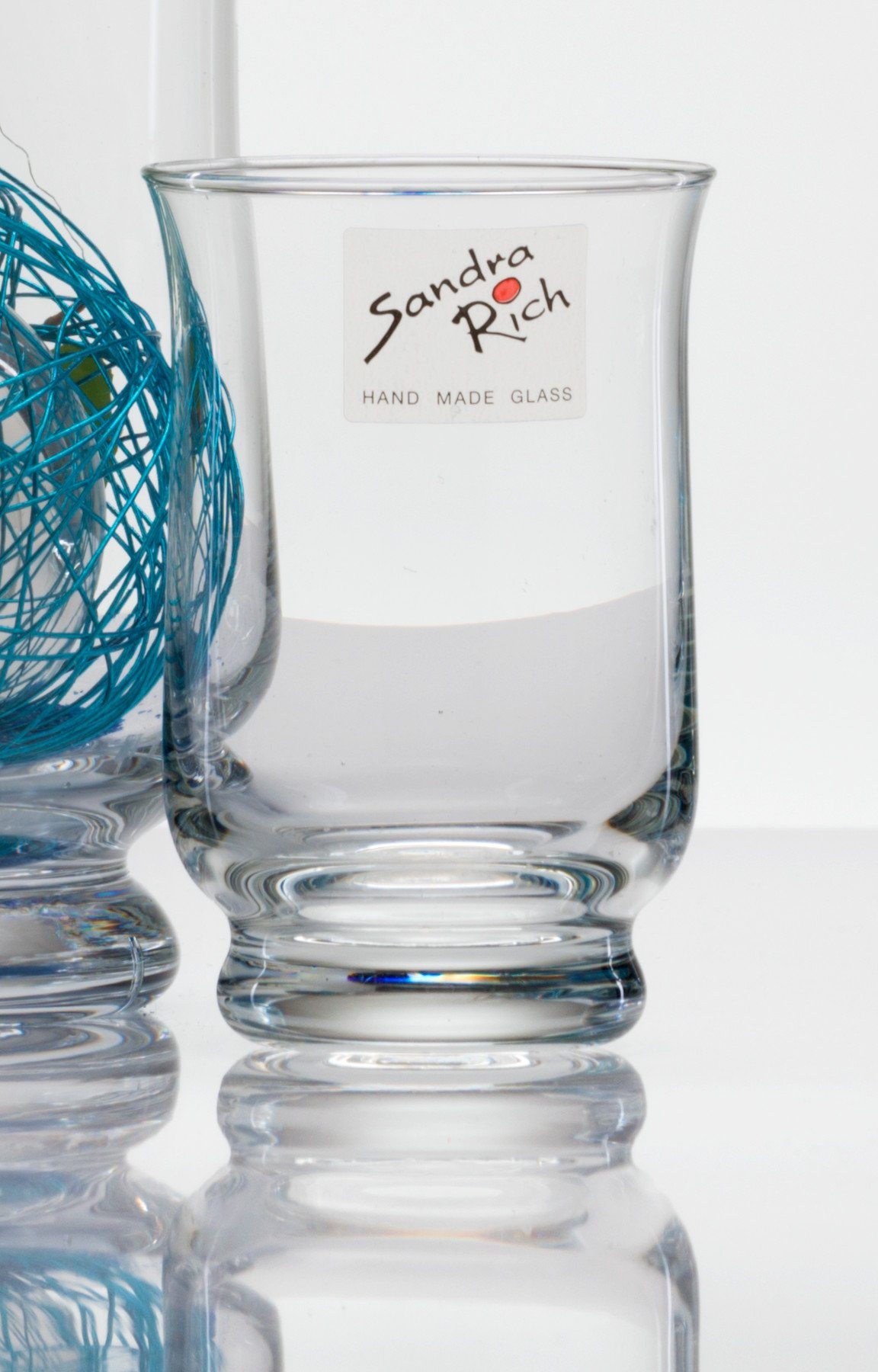 Sandra Rich Dekovase Glasvase Hurricane klar rund von Sandra Rich günstig online kaufen