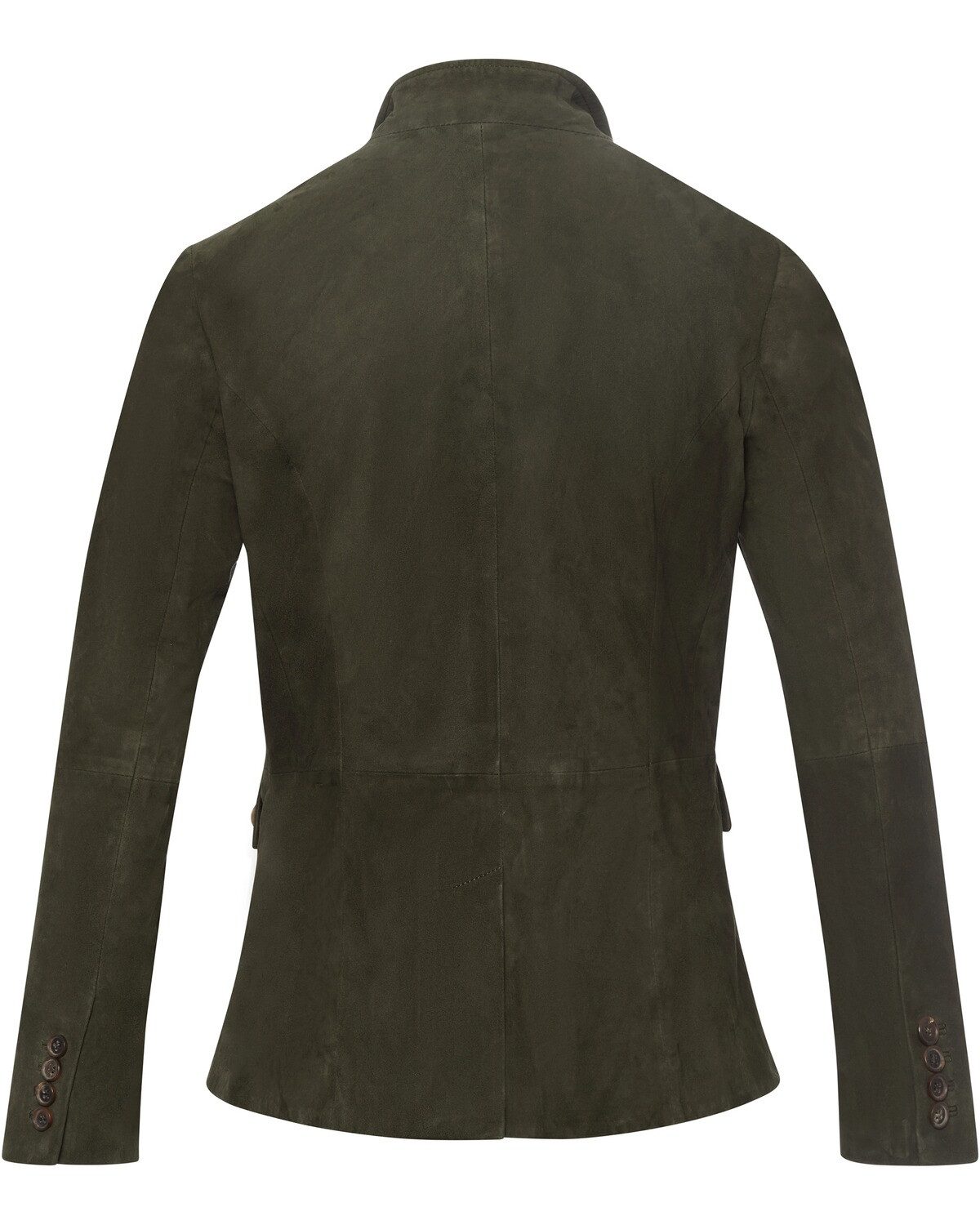 Brigitte von Schönfels Lederjacke Lederjacke mit Schulterpatch