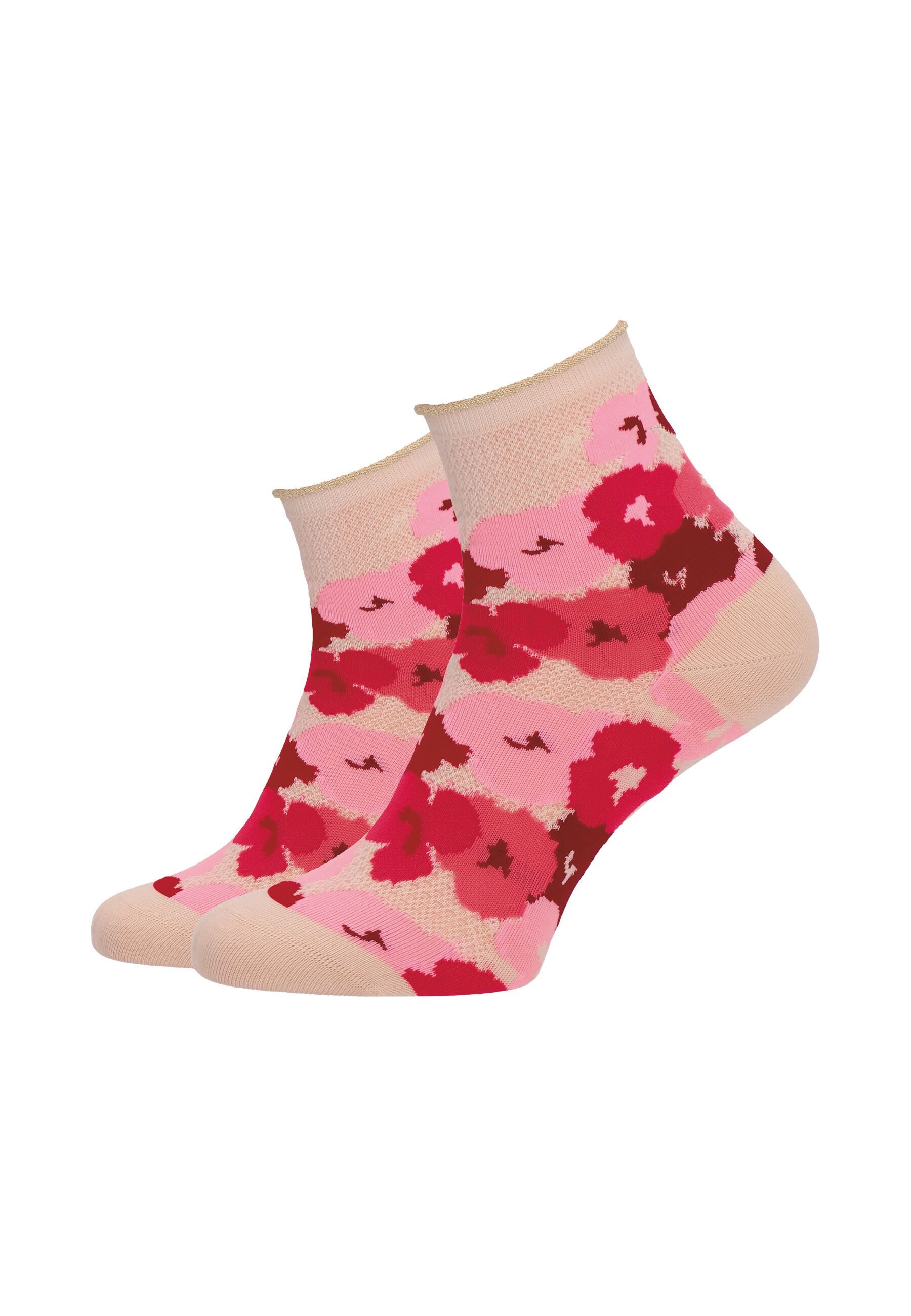 Tamaris Socken Socken comfort transparent 2er Pack 2er Pack, Transparente Socken mit modischem Muster