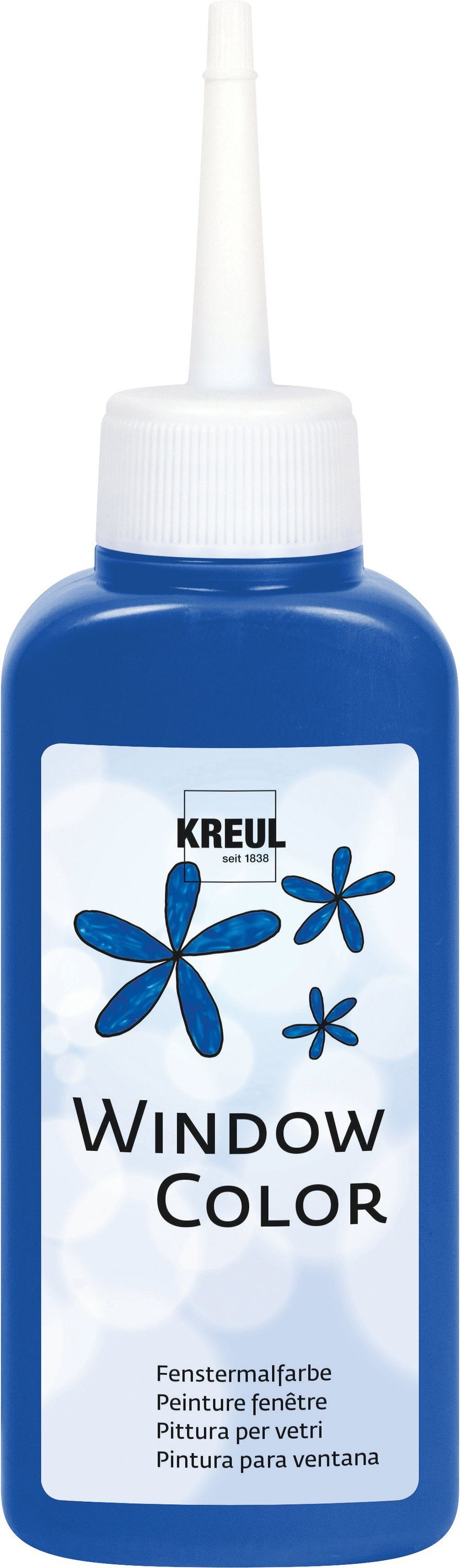 Fenstersticker, Kreul, 80 ml Royalblau