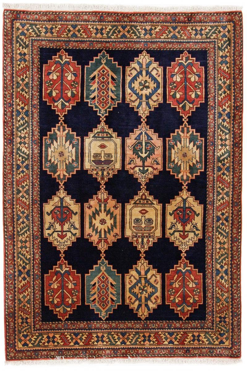 Orientteppich Bakhtiar Baba Heydar 141x205 Handgeknüpfter Orientteppich, Nain Trading, rechteckig, Höhe: 12 mm | Kurzflor-Teppiche