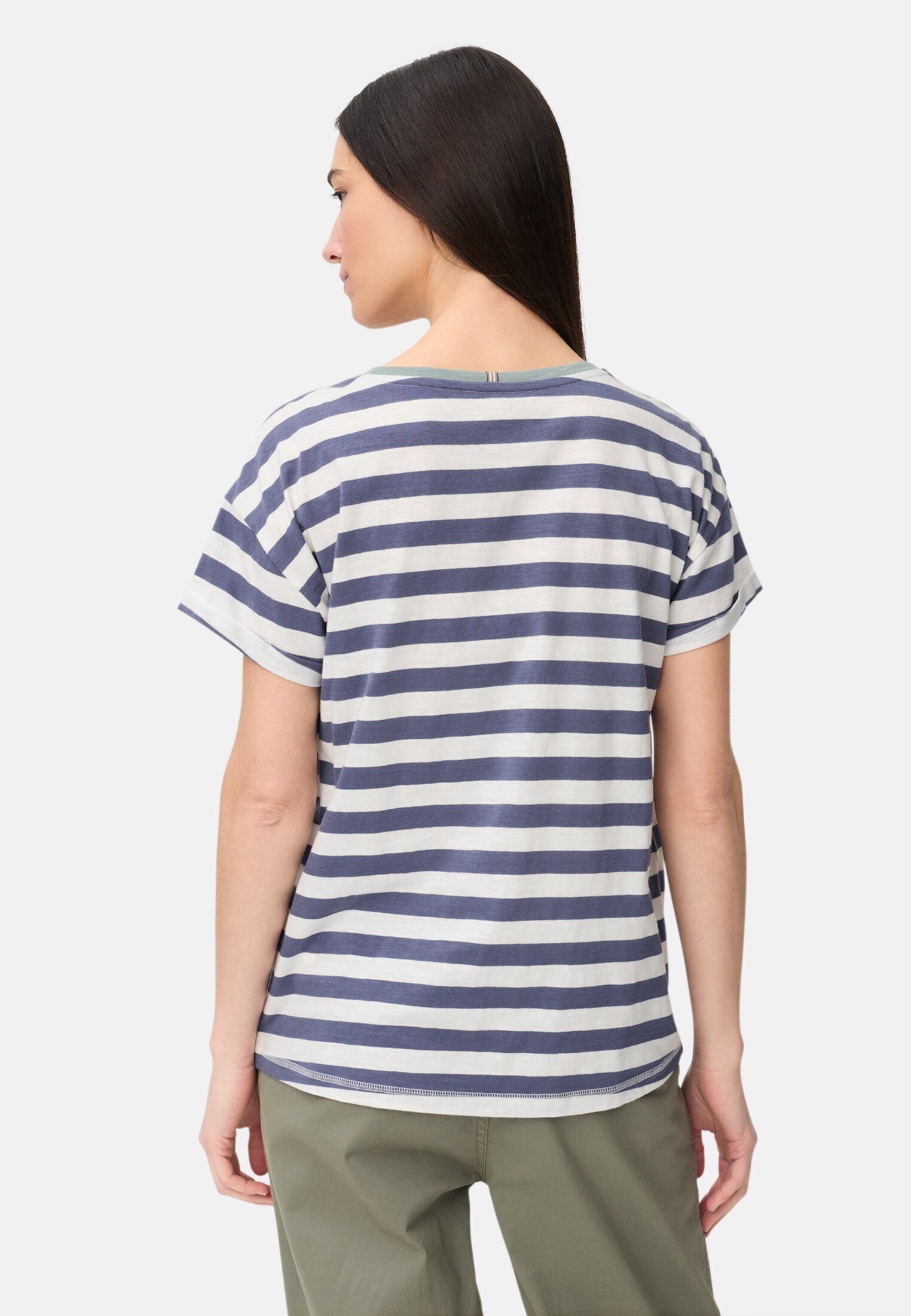 camel active T-Shirt aus reiner Baumwolle Kurzarm