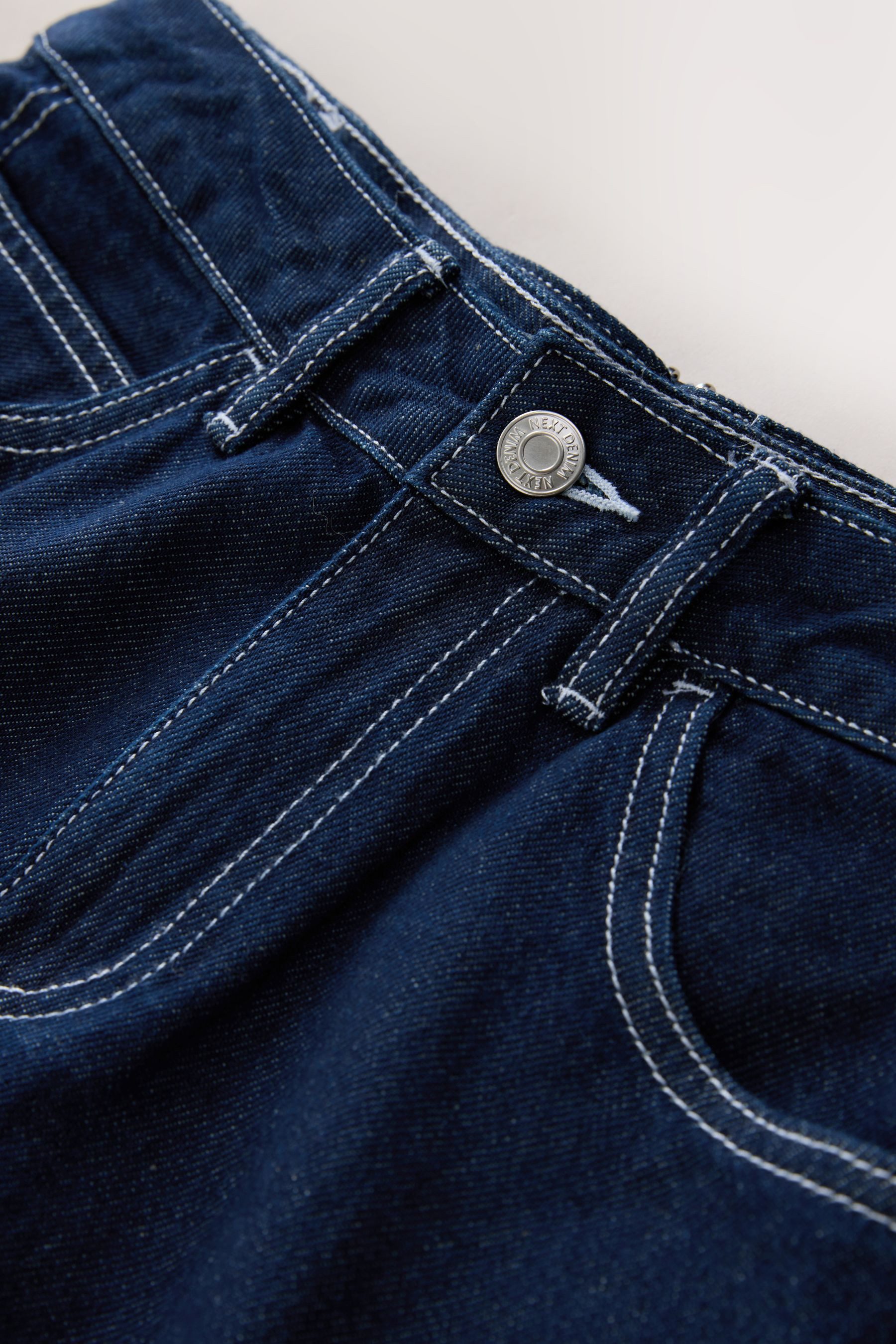Next Boyfriend-Jeans Sanduhr Boyfriend-Jeans mit mittelhohem Bund (1-tlg)