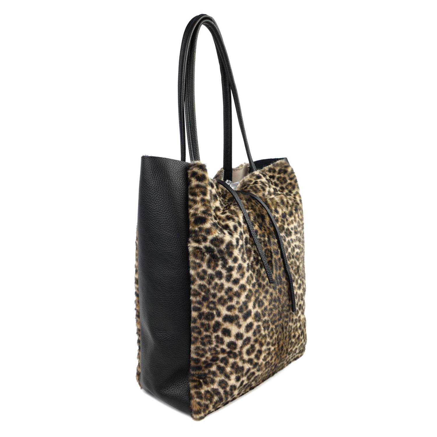 ITALYSHOP24 Schultertasche Made in Italy Damen Leo Tasche Ledertasche Handt günstig online kaufen