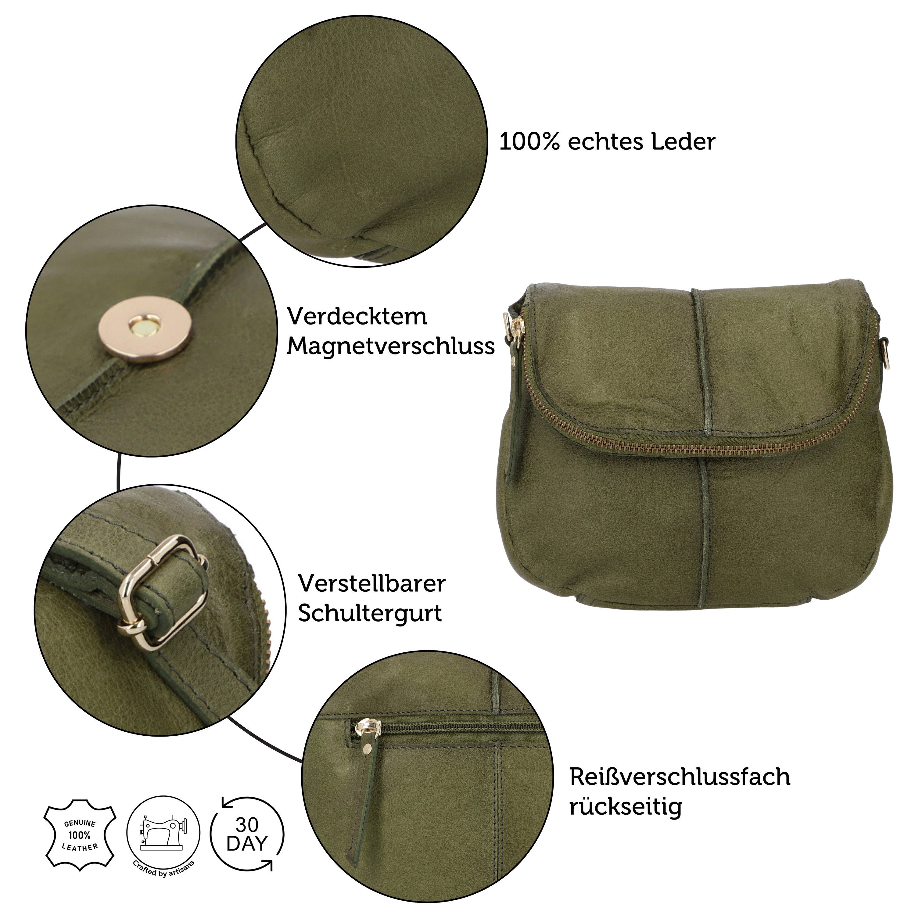 Gusti Leder Umhängetasche Gusti Leder Umhängetasche Iselin (1-tlg)