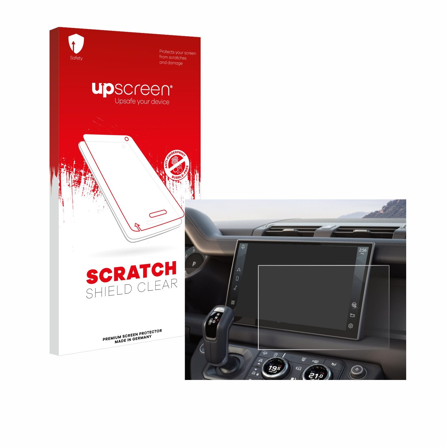 upscreen Displayschutzfolie Schutzfolie für Land Rover Defender (2025