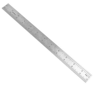 Refttenw Winkelmesser, Holzarbeiten Kombinationslineal 12"/300mm 0°-180° Schwart