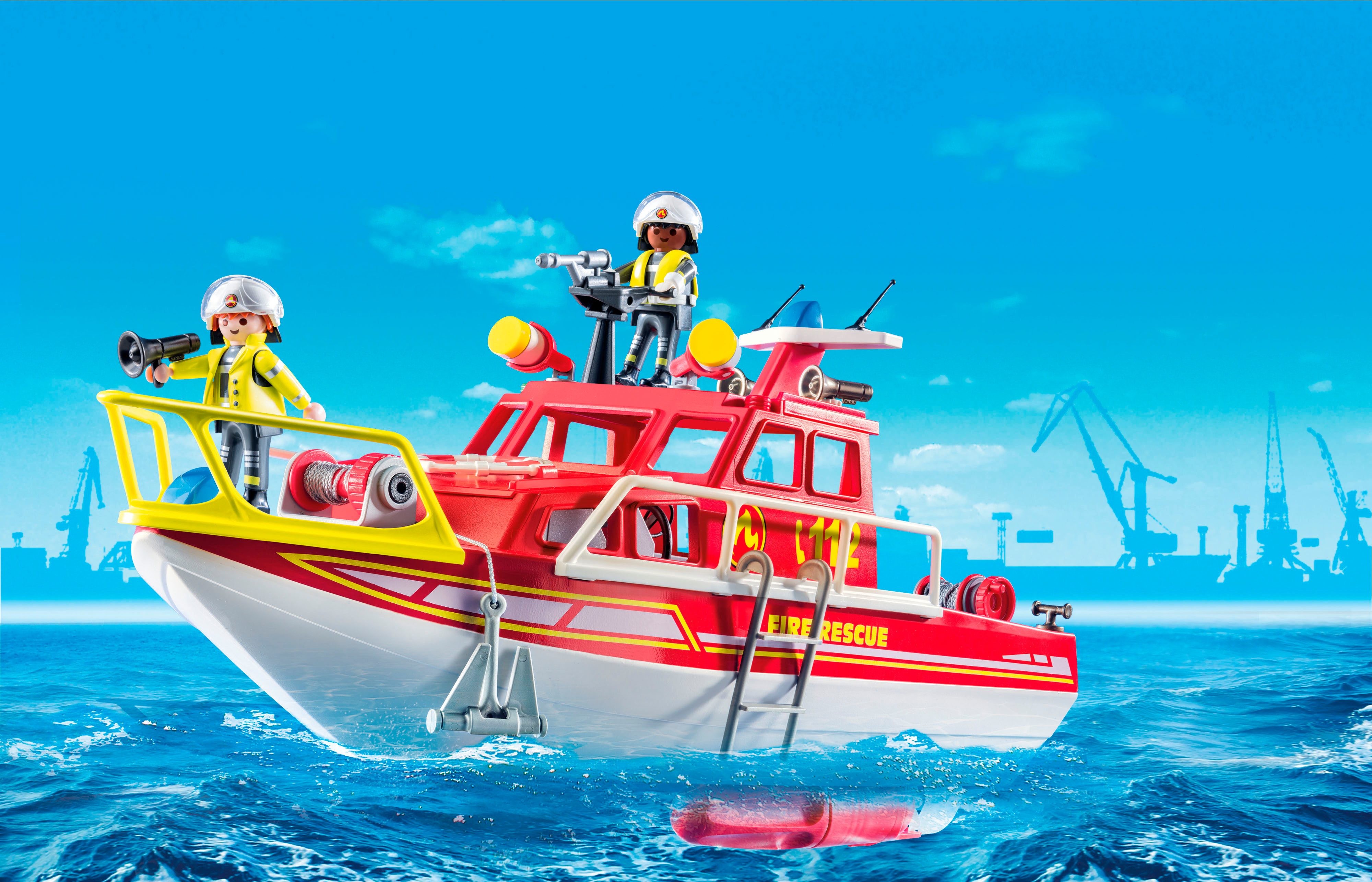 Playmobil® Feuerlöschboot (71598), Action Heroes, 50 günstig online kaufen